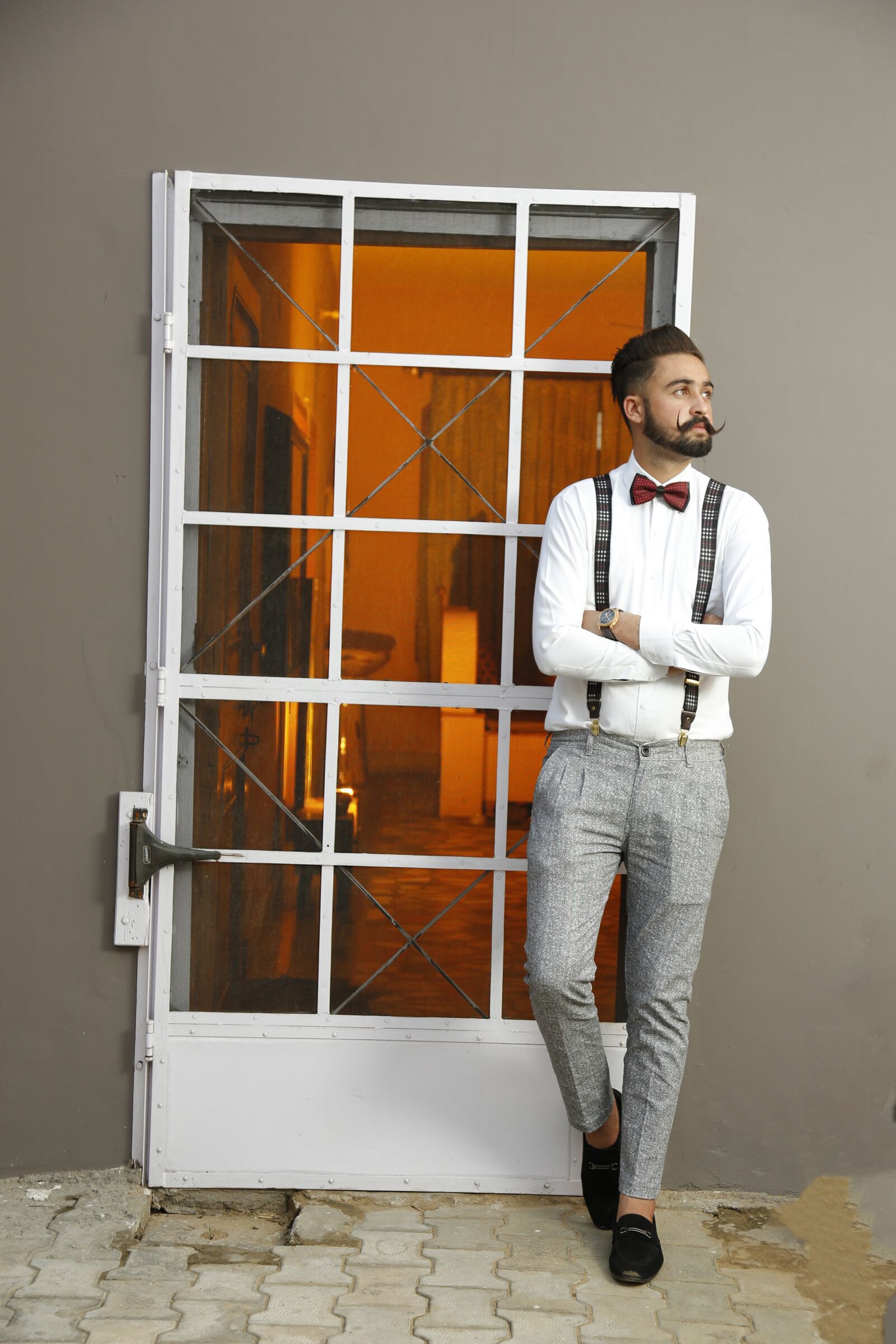 Canon EF 24-105mm F4L IS USM sample photo. Mustache, looks, look photography