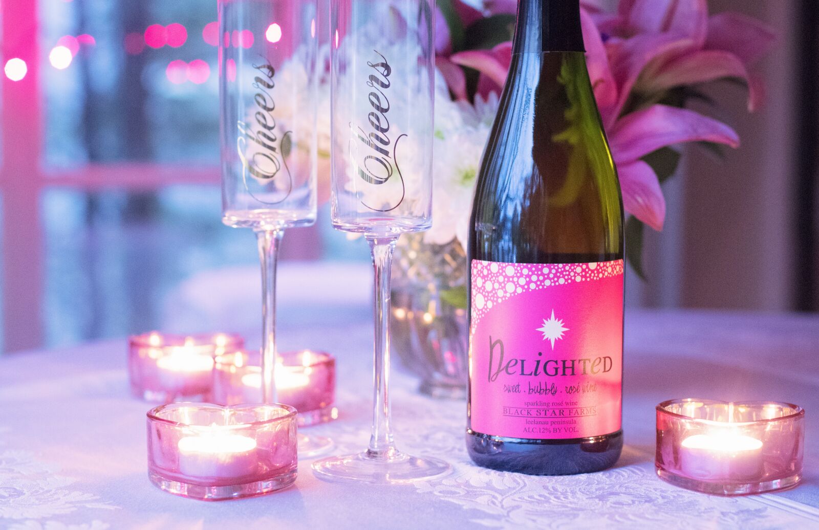 Canon EF 50mm F1.4 USM sample photo. Wine, love, valentines day photography