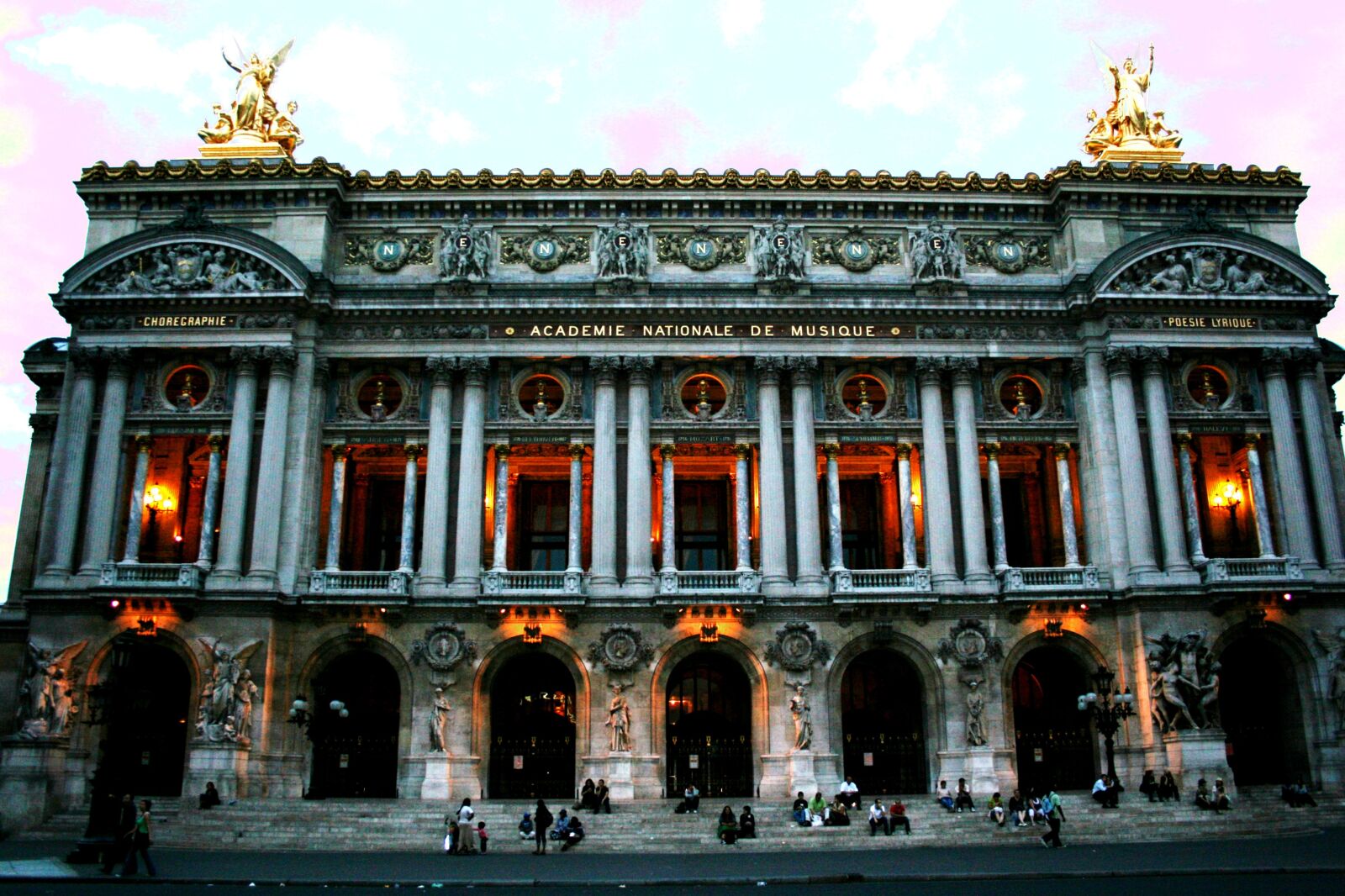 Canon EOS 400D (EOS Digital Rebel XTi / EOS Kiss Digital X) sample photo. Paris opera, france, architecture photography