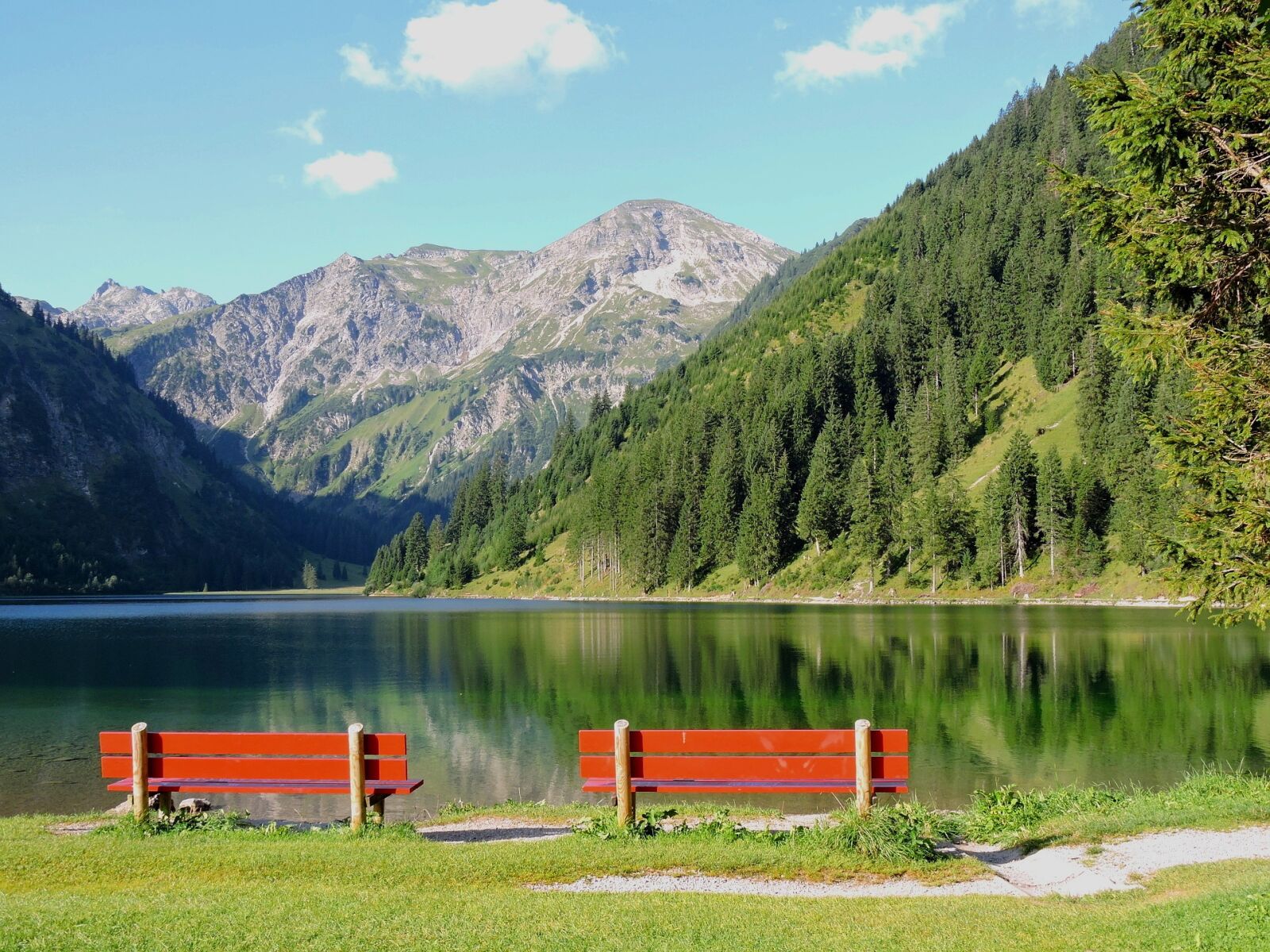 Nikon Coolpix P600 sample photo. Vilsalpsee, tannheim, natural bathing photography