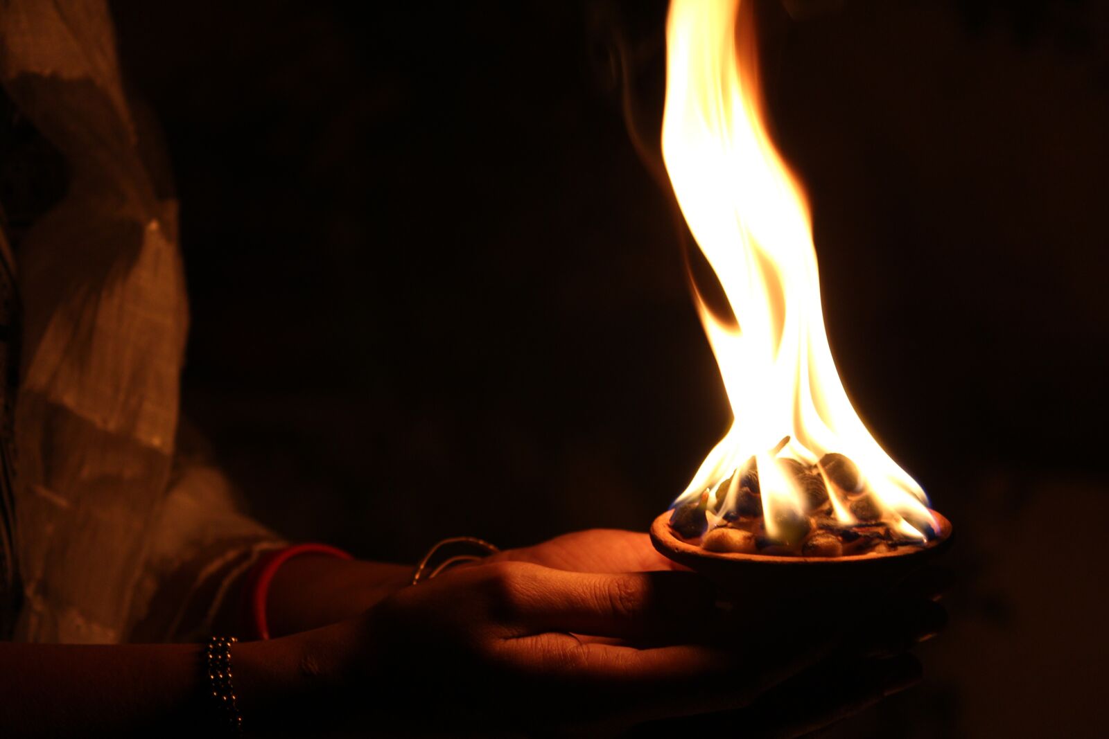 Canon EOS 1200D (EOS Rebel T5 / EOS Kiss X70 / EOS Hi) sample photo. Diya, light, flame photography