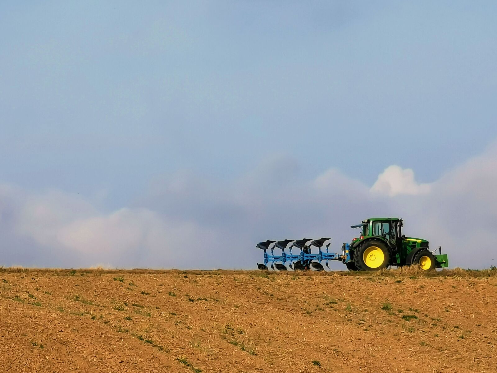 HUAWEI P30 Pro sample photo. Fieldwork, tractor, construction photography