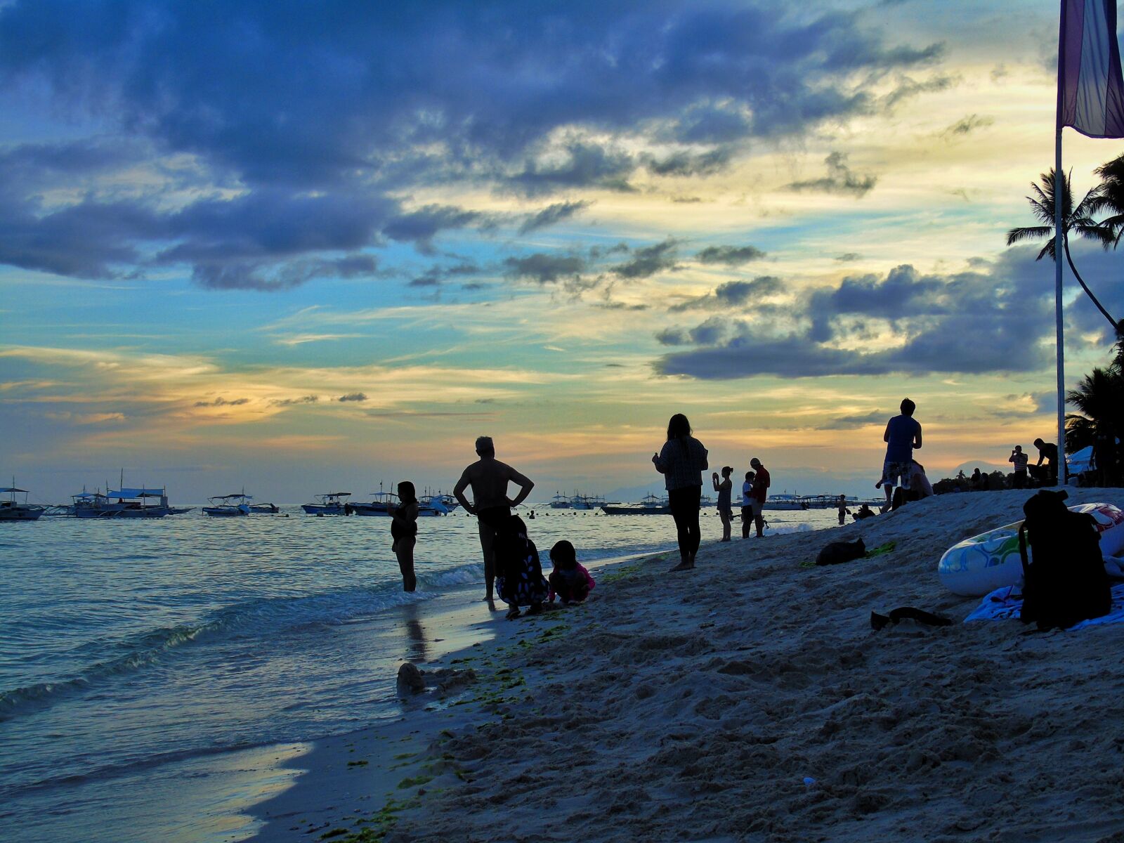 Sony Cyber-shot DSC-H400 sample photo. Sunset, bohol, panglao resort photography
