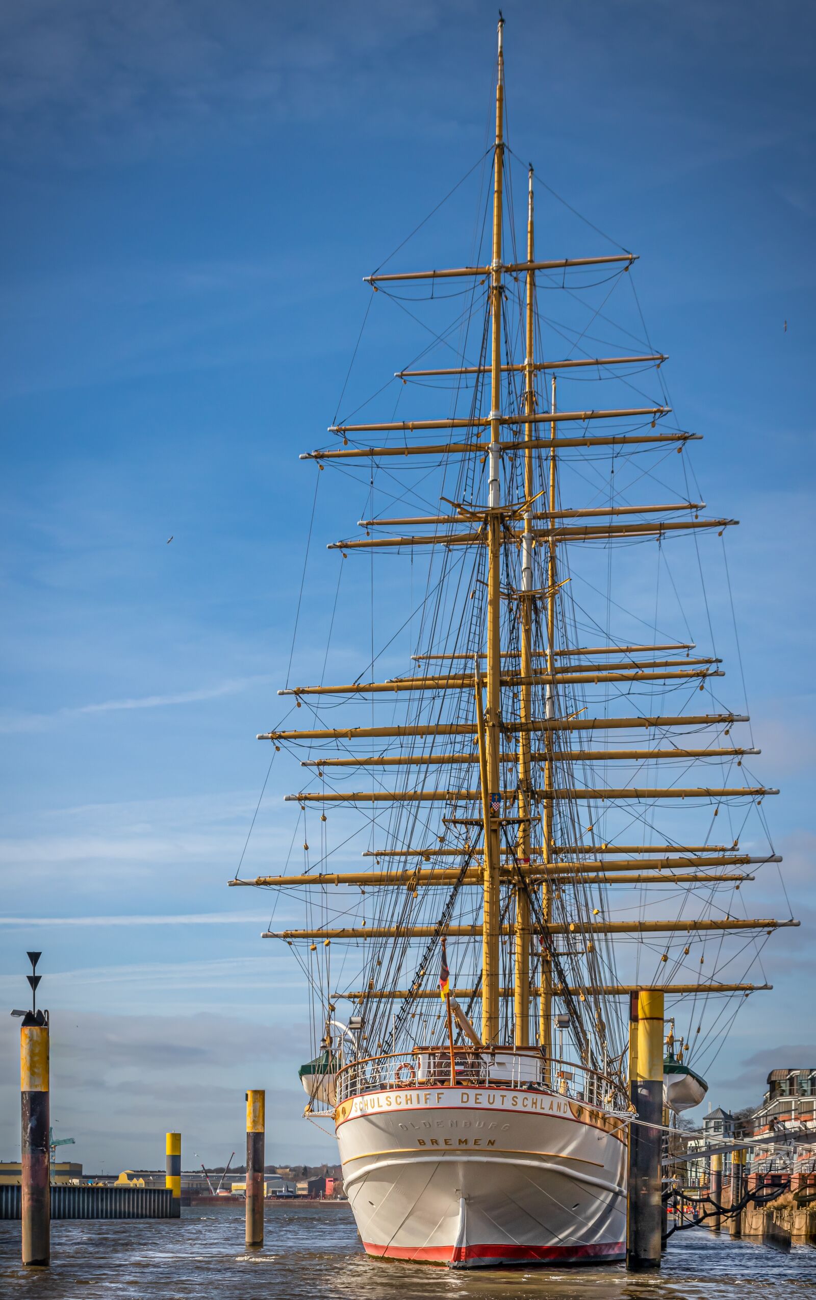 Canon EOS 80D sample photo. Training ship, germany, sailing photography