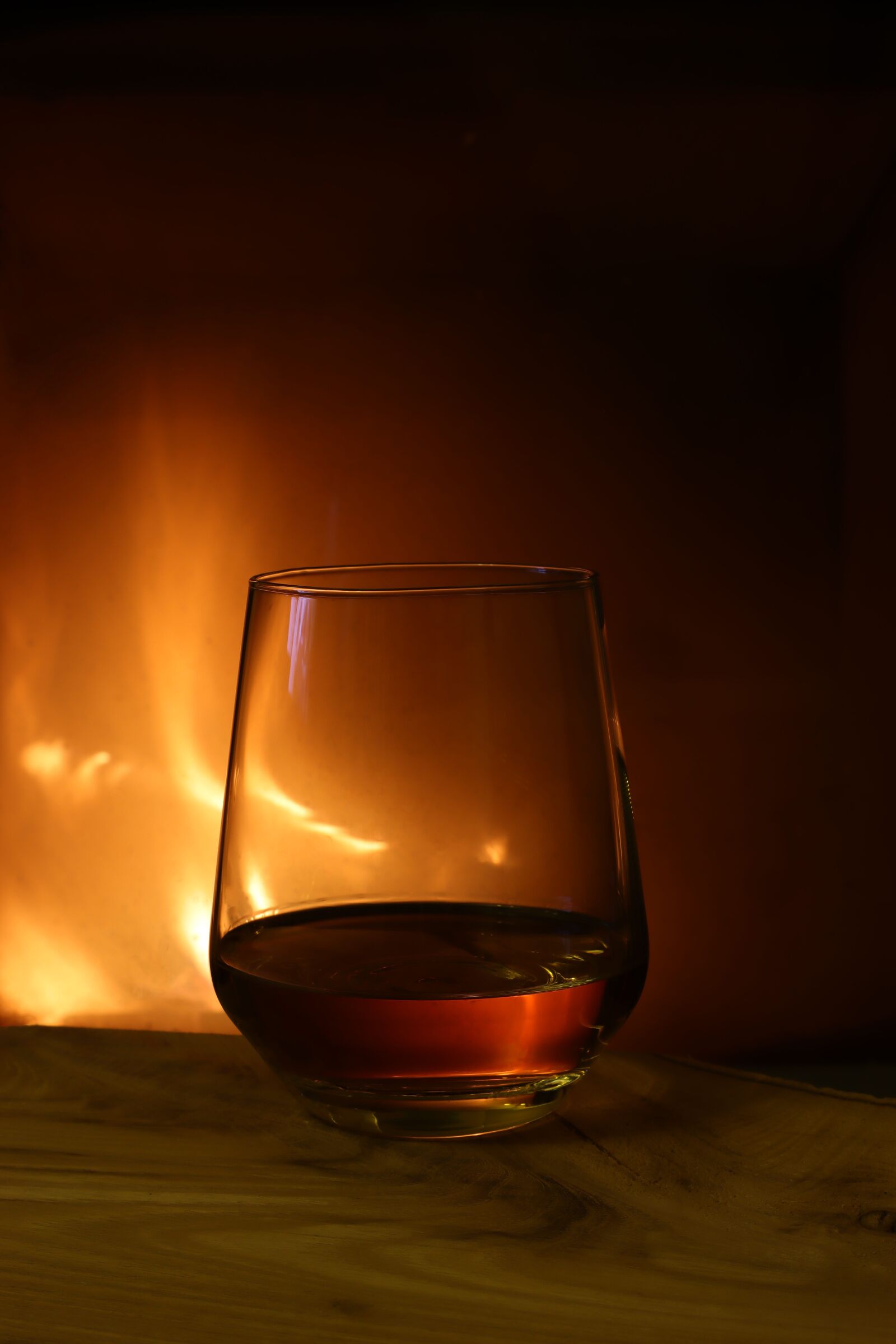 Canon EOS M6 Mark II sample photo. Whisky, fire, glass photography