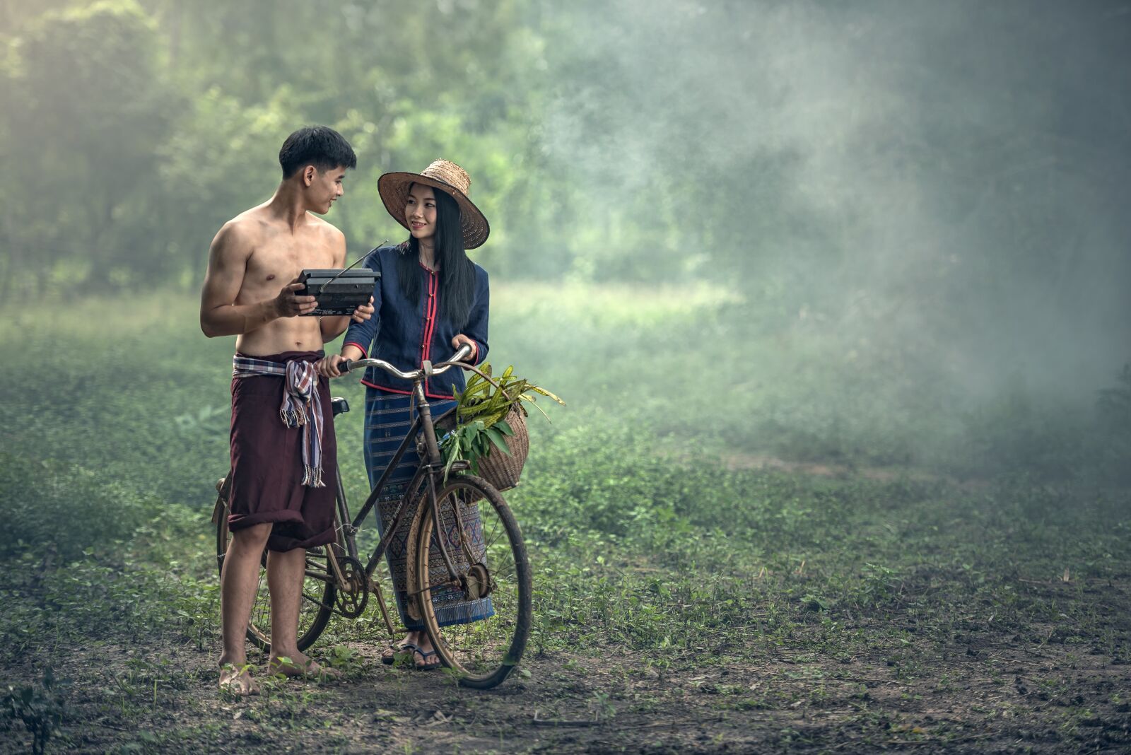 Nikon D810 sample photo. Adult, agriculture, bicycle photography