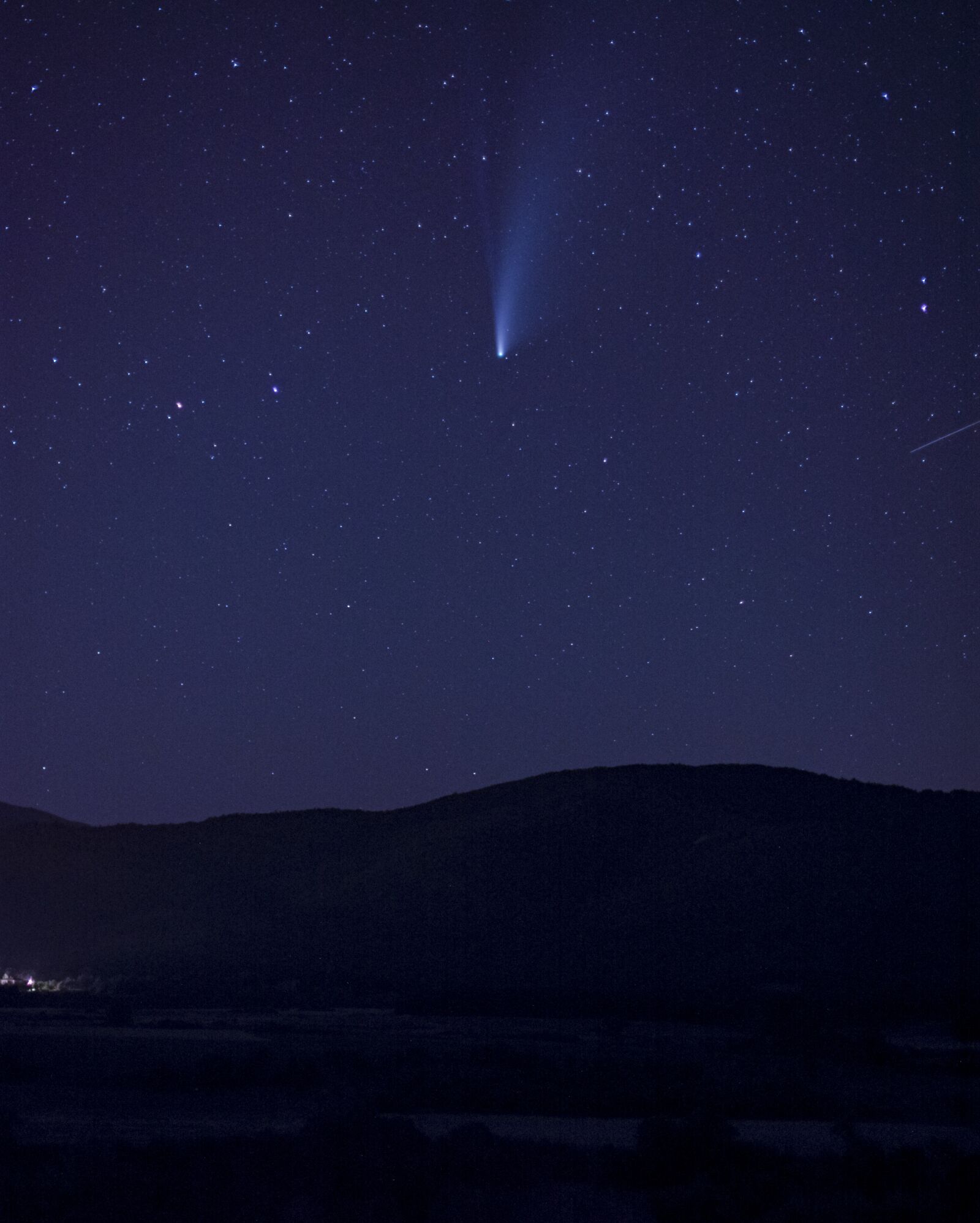 Nikon D7200 sample photo. Comet, stars, galaxy photography