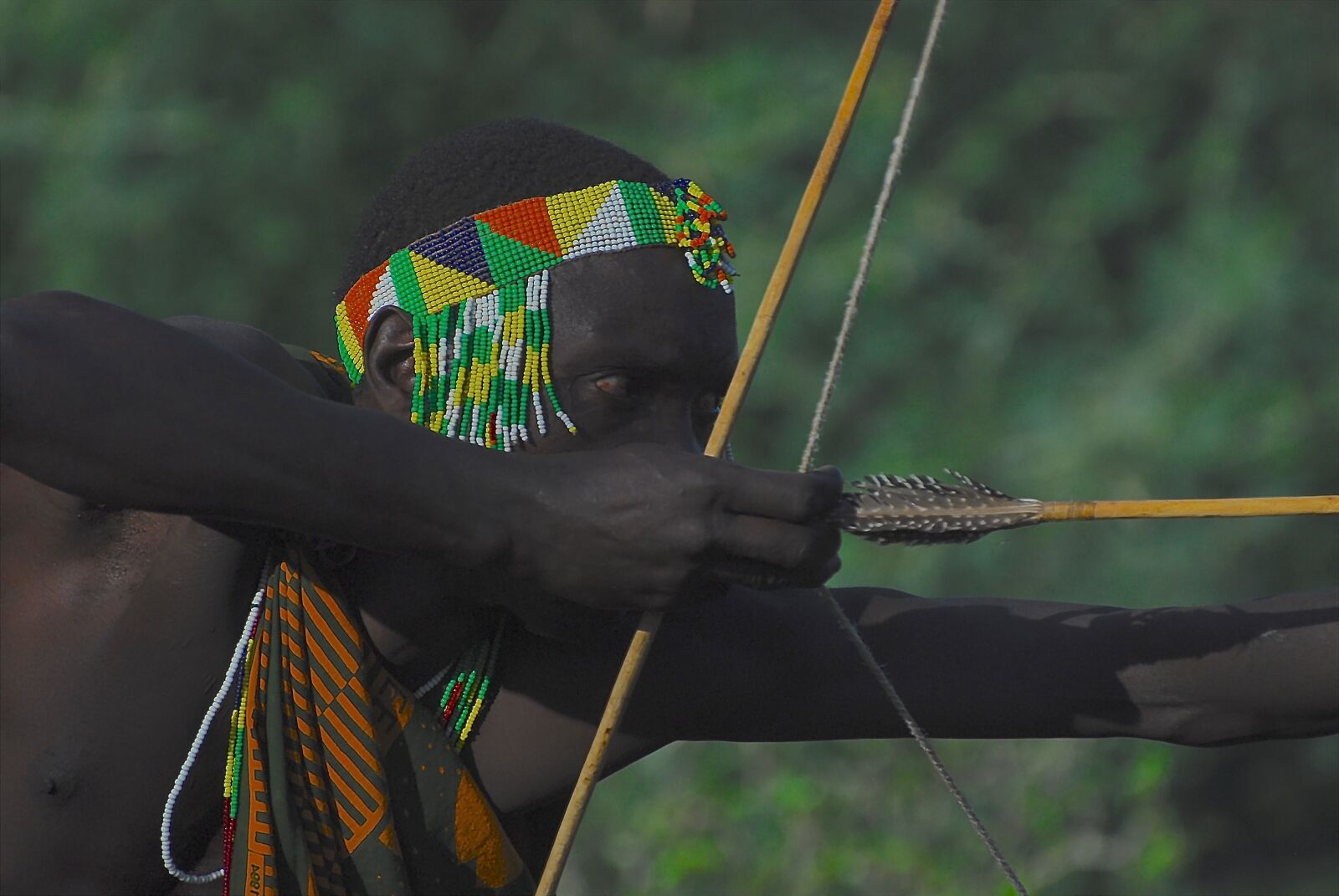 Nikon D200 sample photo. Hadzabe, africa, hunter photography