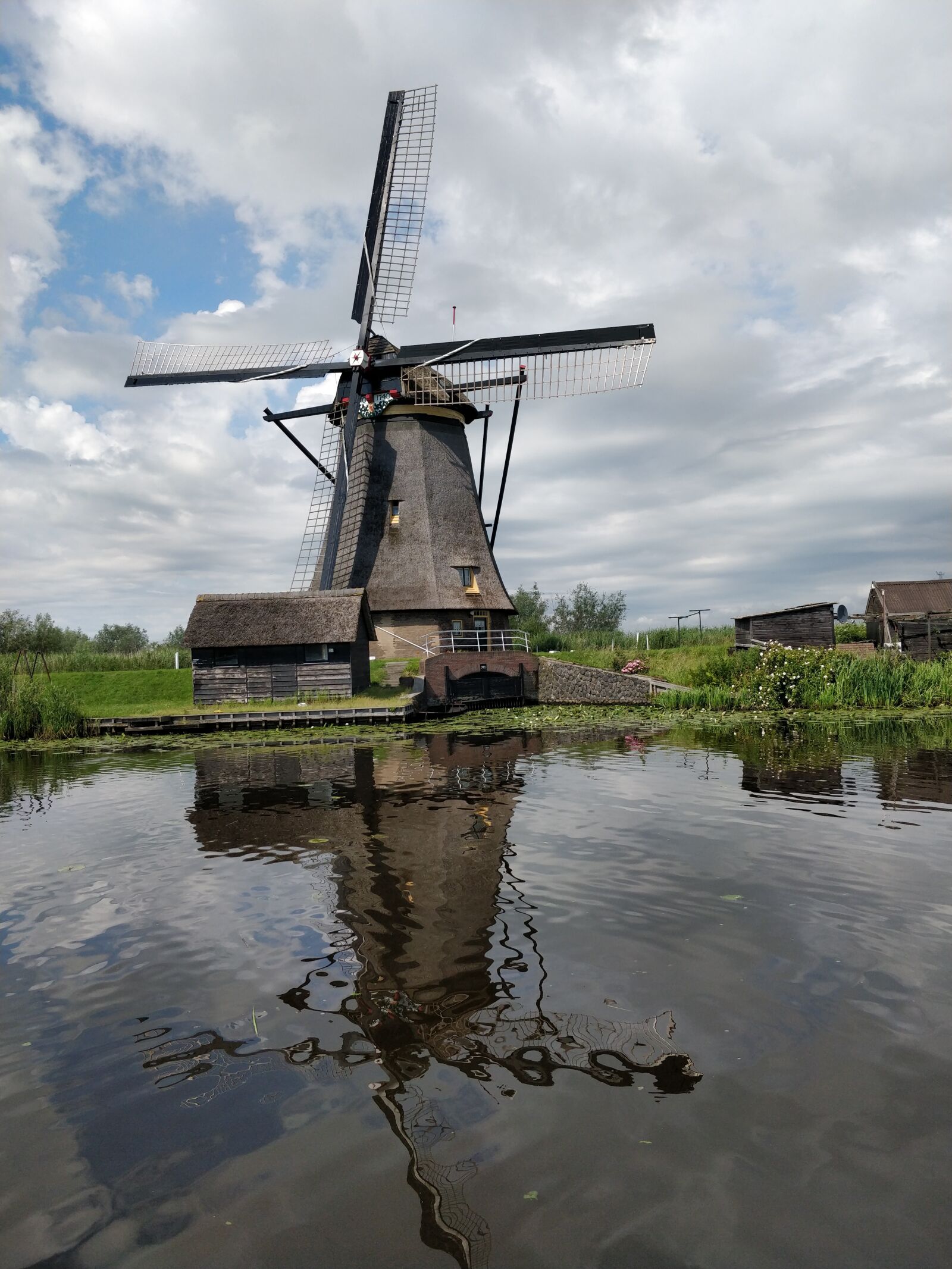 OnePlus 5T sample photo. Watermill, holland, water photography