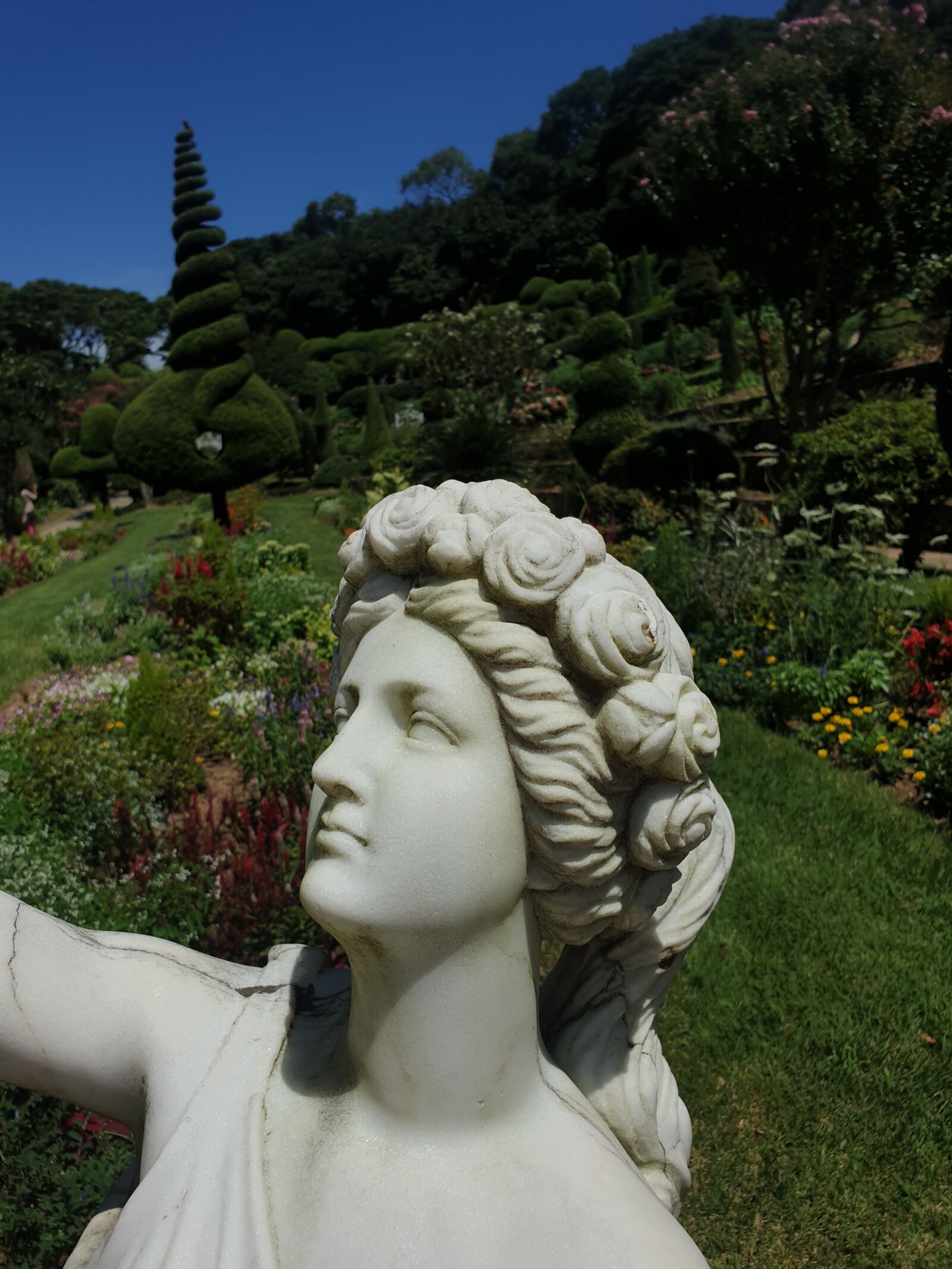 Samsung Galaxy Note9 sample photo. Statue, woman, plaster photography