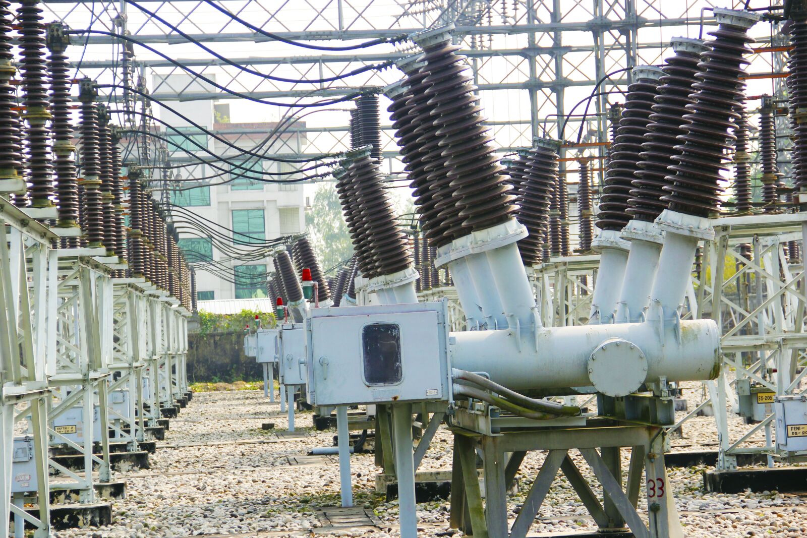 Canon EF-S 18-135mm F3.5-5.6 IS sample photo. Transformer, transmission, power station photography