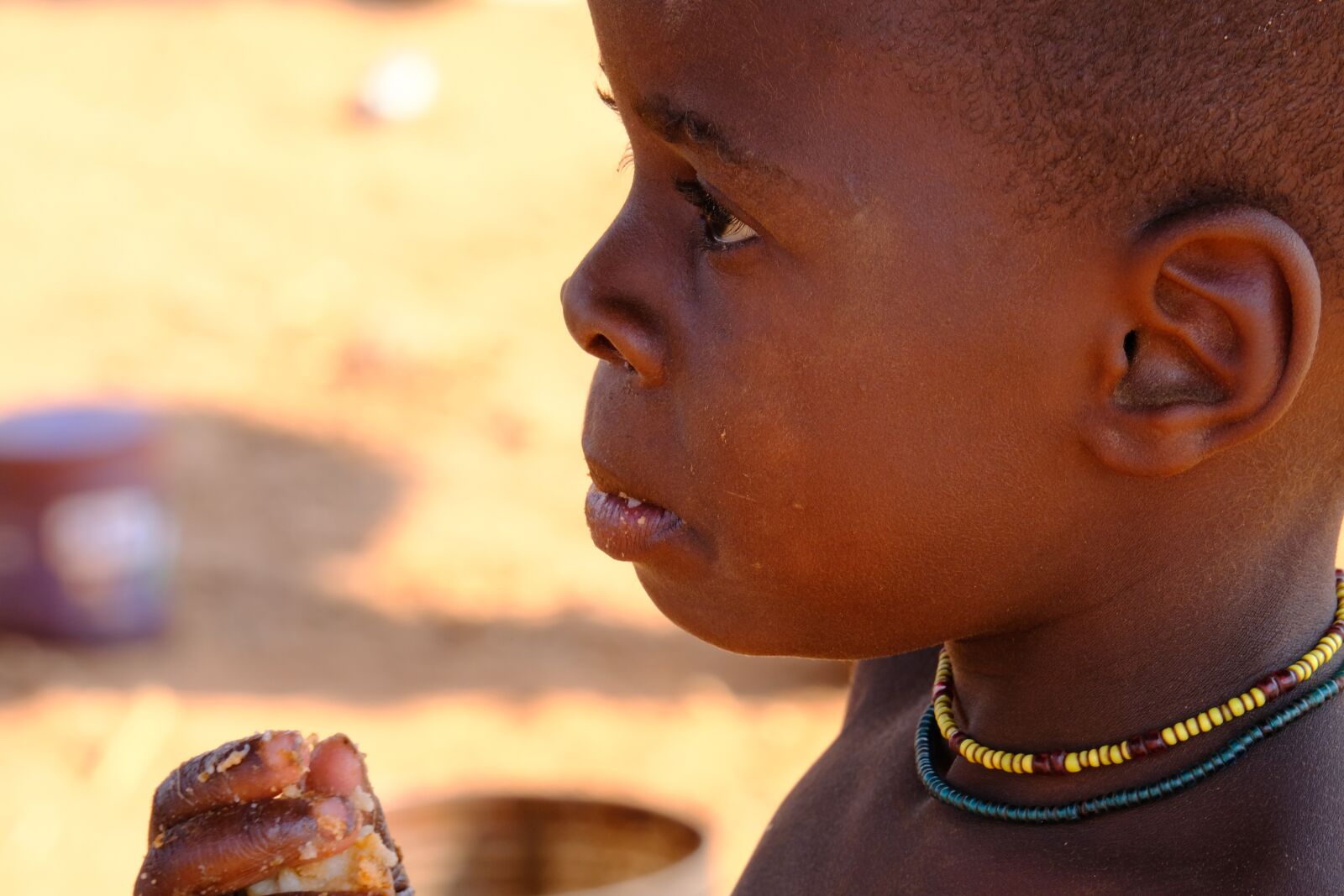Fujifilm XF 55-200mm F3.5-4.8 R LM OIS sample photo. Africa, hunger, child photography