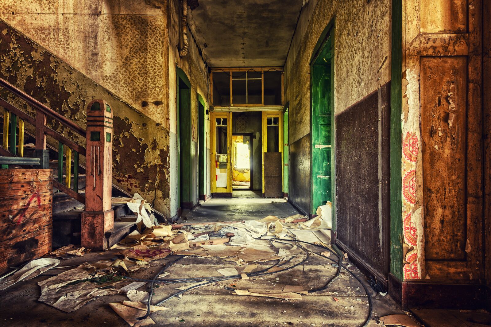 Nikon Z6 sample photo. Floor, corridor, lost places photography