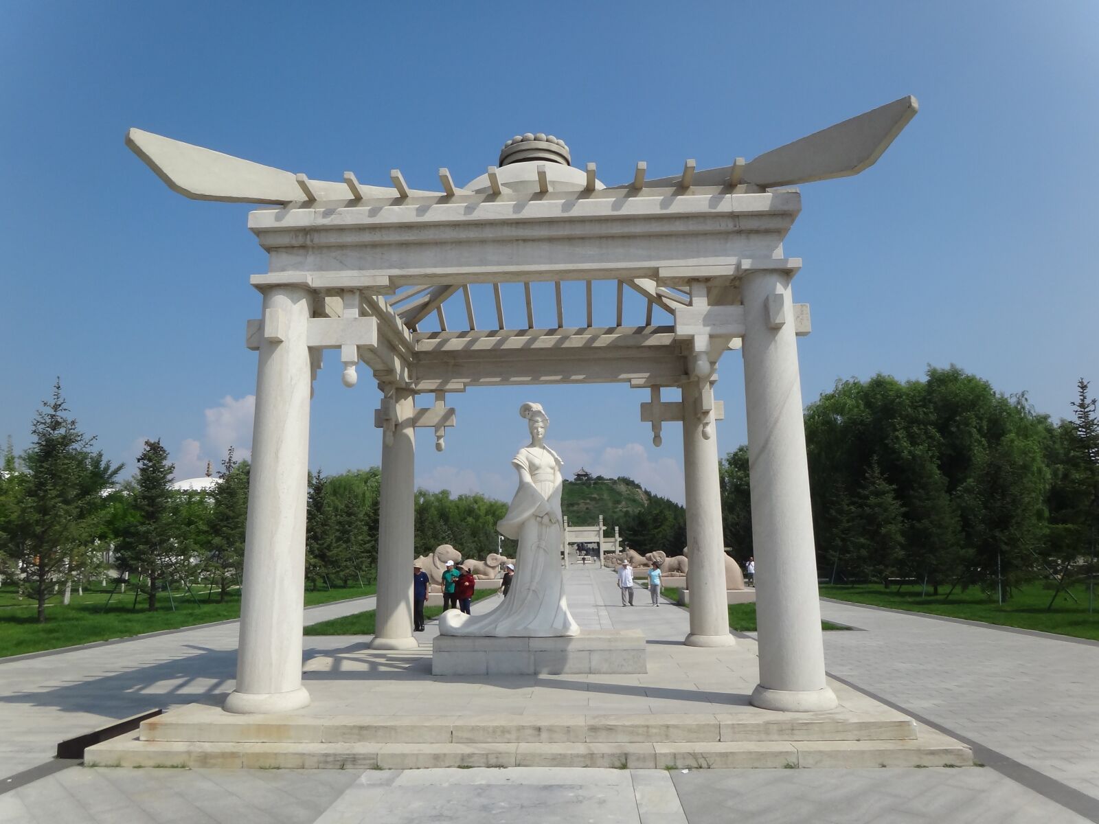 Sony DSC-TX100 sample photo. Inner mongolia, 王昭君, statue photography