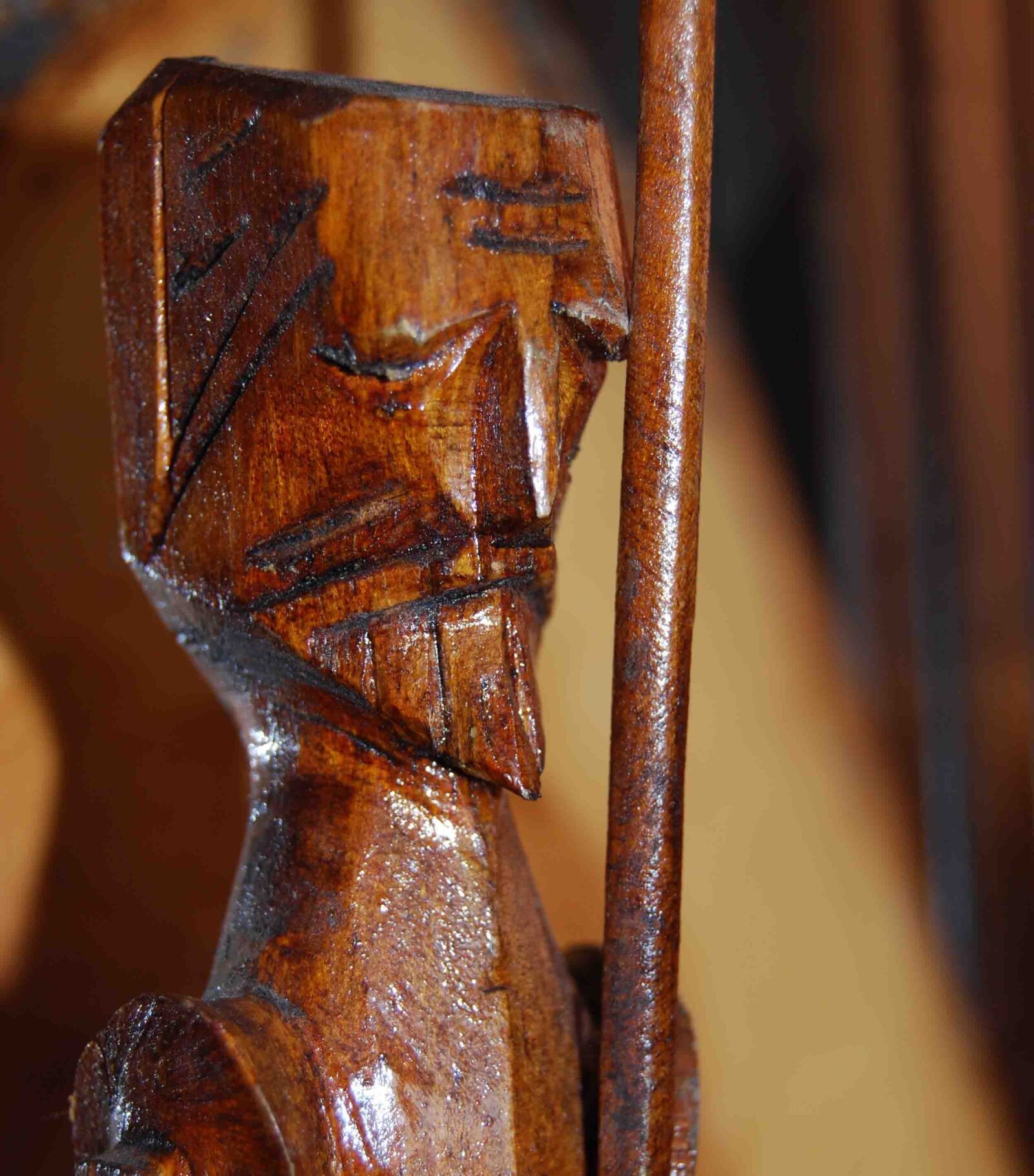 Nikon D40X sample photo. Don quixote, carving, wood photography
