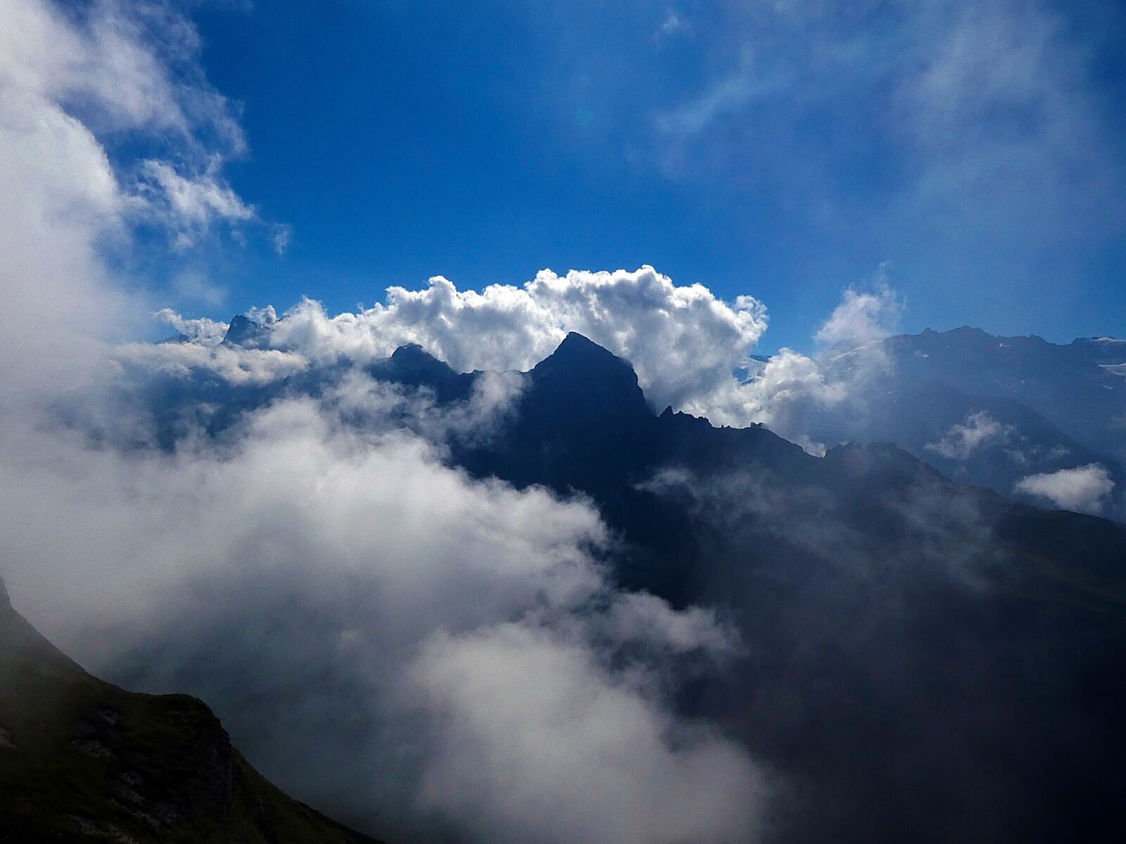 Panasonic DMC-TZ81 sample photo. Clouds, mountains, sky photography