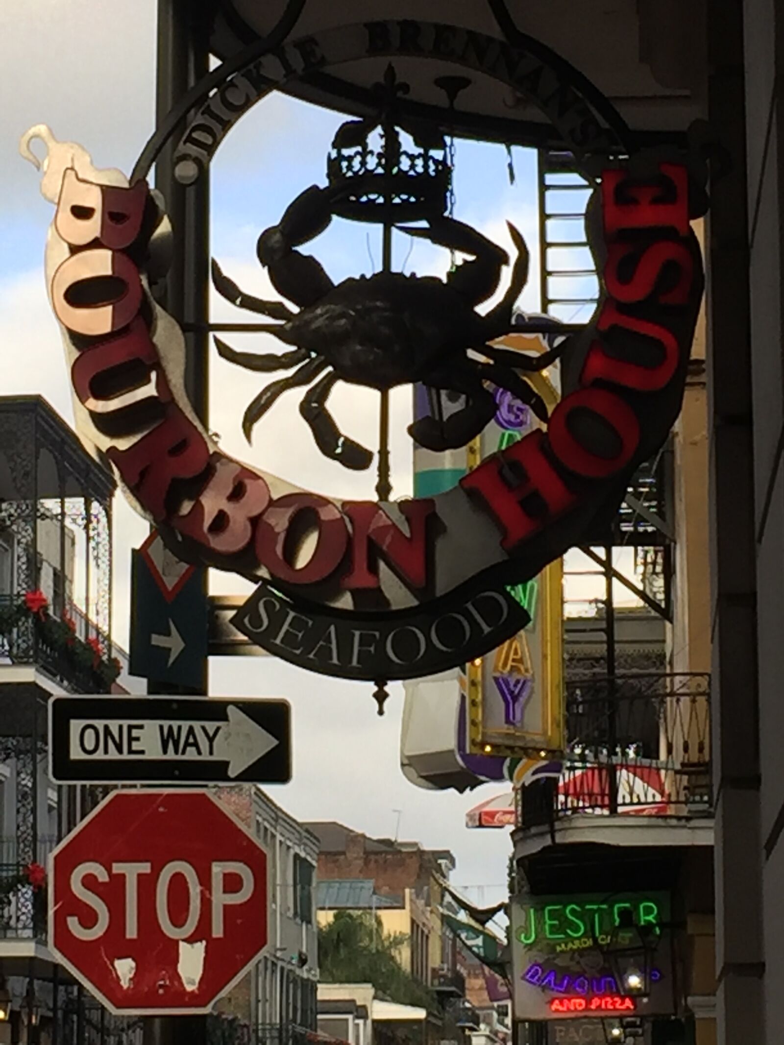 iPhone 6 Plus back camera 4.15mm f/2.2 sample photo. New orleans, bourbon street photography