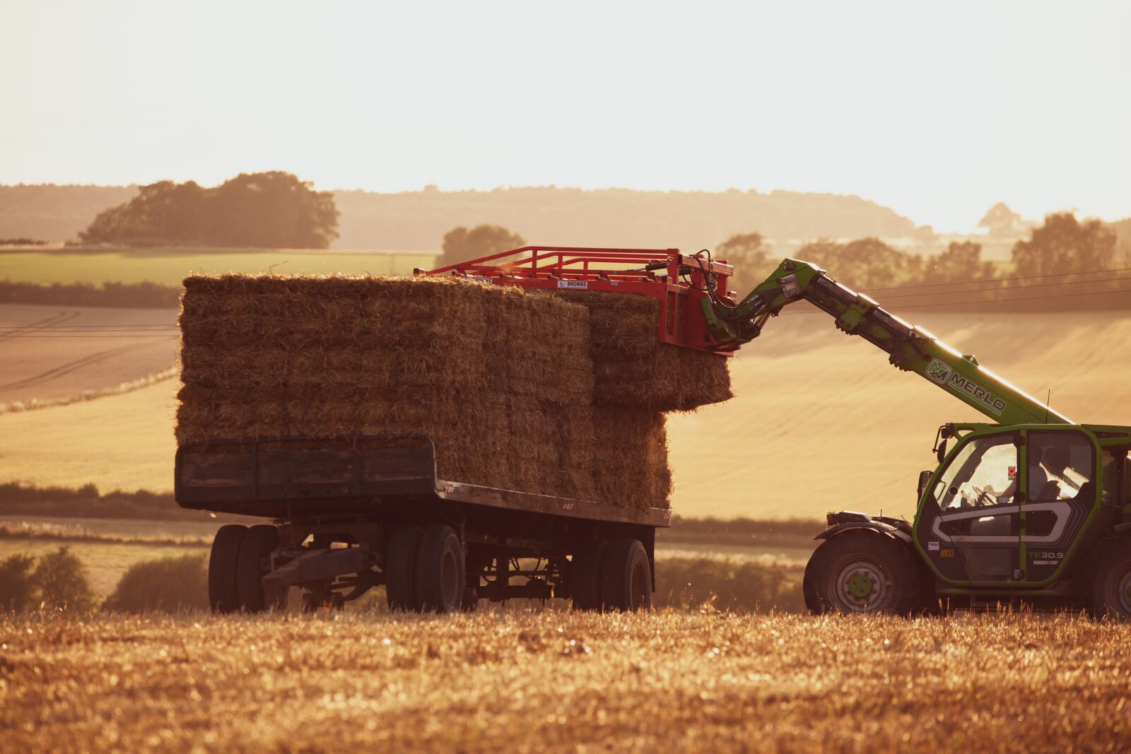 150-600mm F5-6.3 DG OS HSM | Contemporary 015 sample photo. Hay bale, haystack, summer photography
