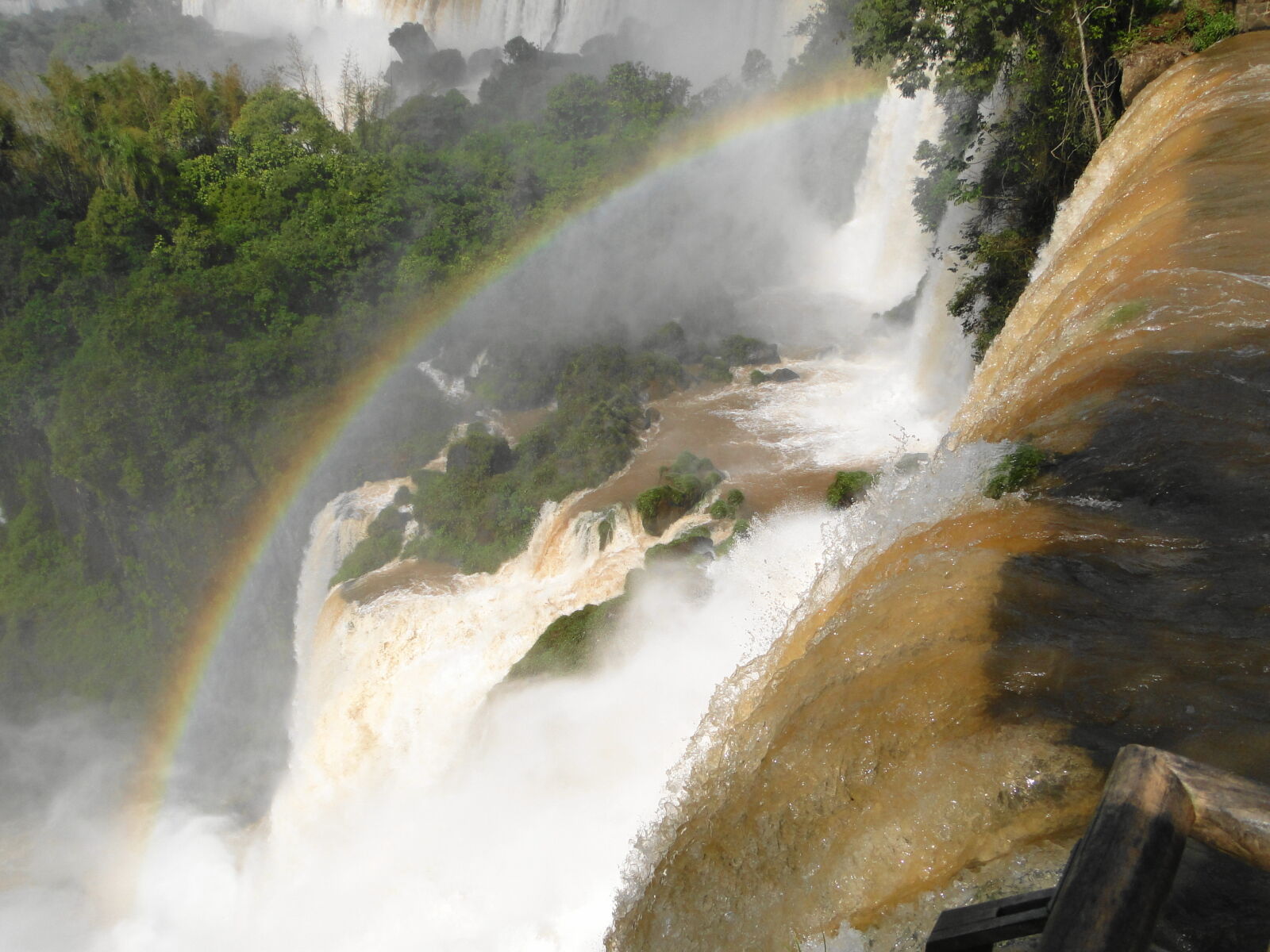 Sony Cyber-shot DSC-HX1 sample photo. Falls, iguazu, jungle, rainbow photography