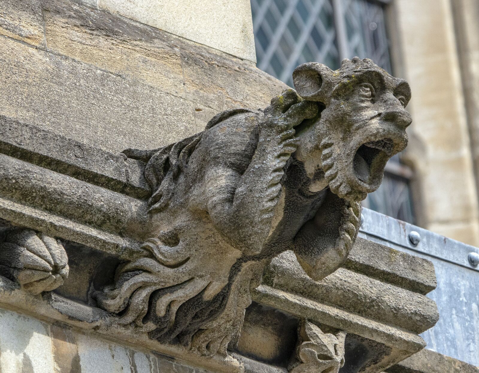 Sigma 100-400mm F5-6.3 DG OS HSM sample photo. Carving, cathedral, stone photography