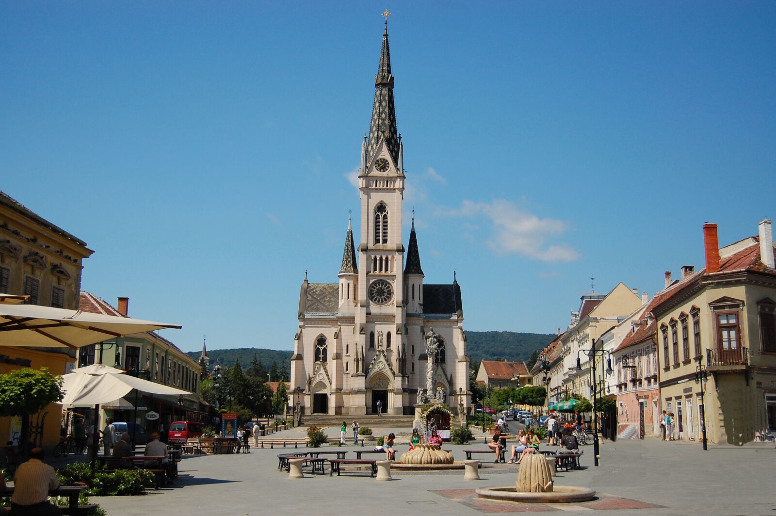 Nikon D40 sample photo. Koszeg, hungary, sacred heart photography