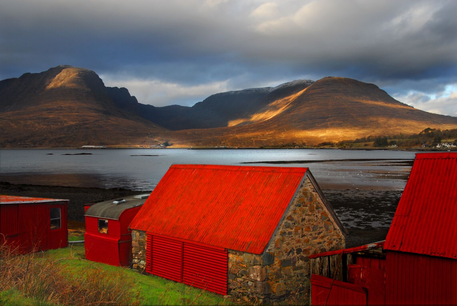 Nikon D200 sample photo. Loch kishorn, bealach na photography