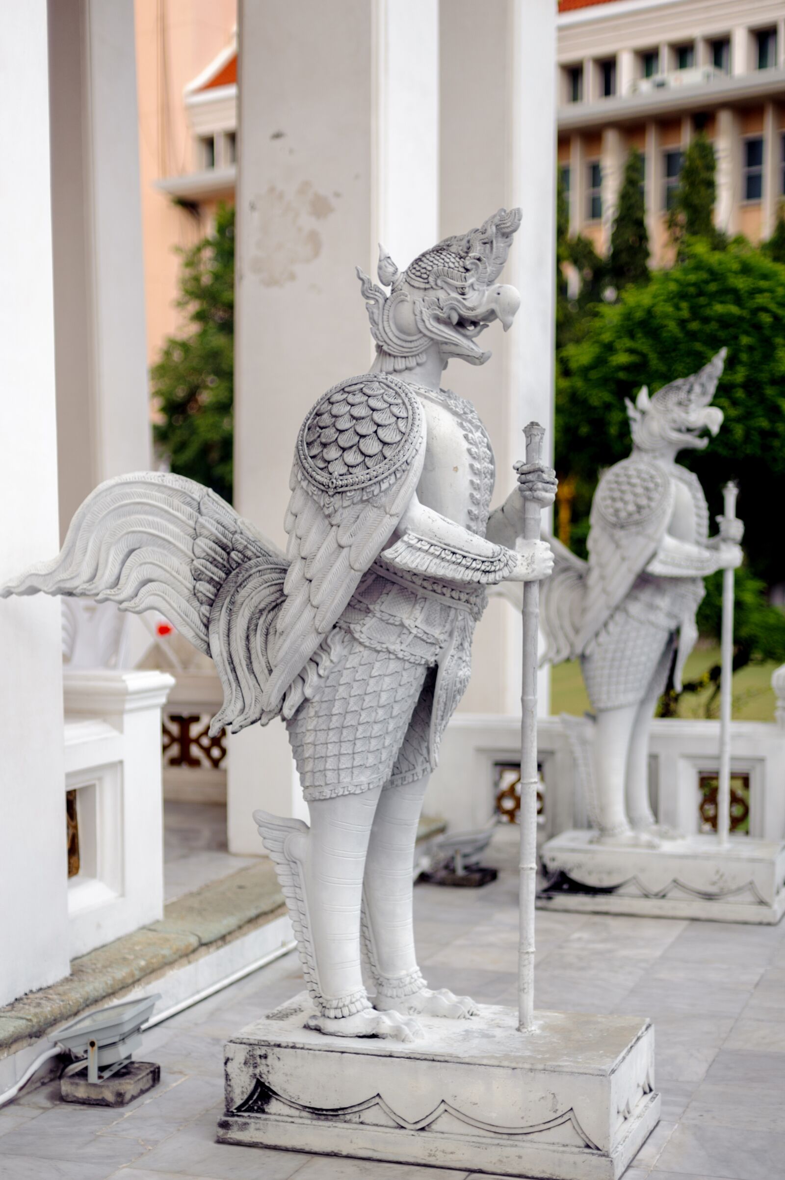 Nikon D700 sample photo. Thailand, sculpture, rooster photography