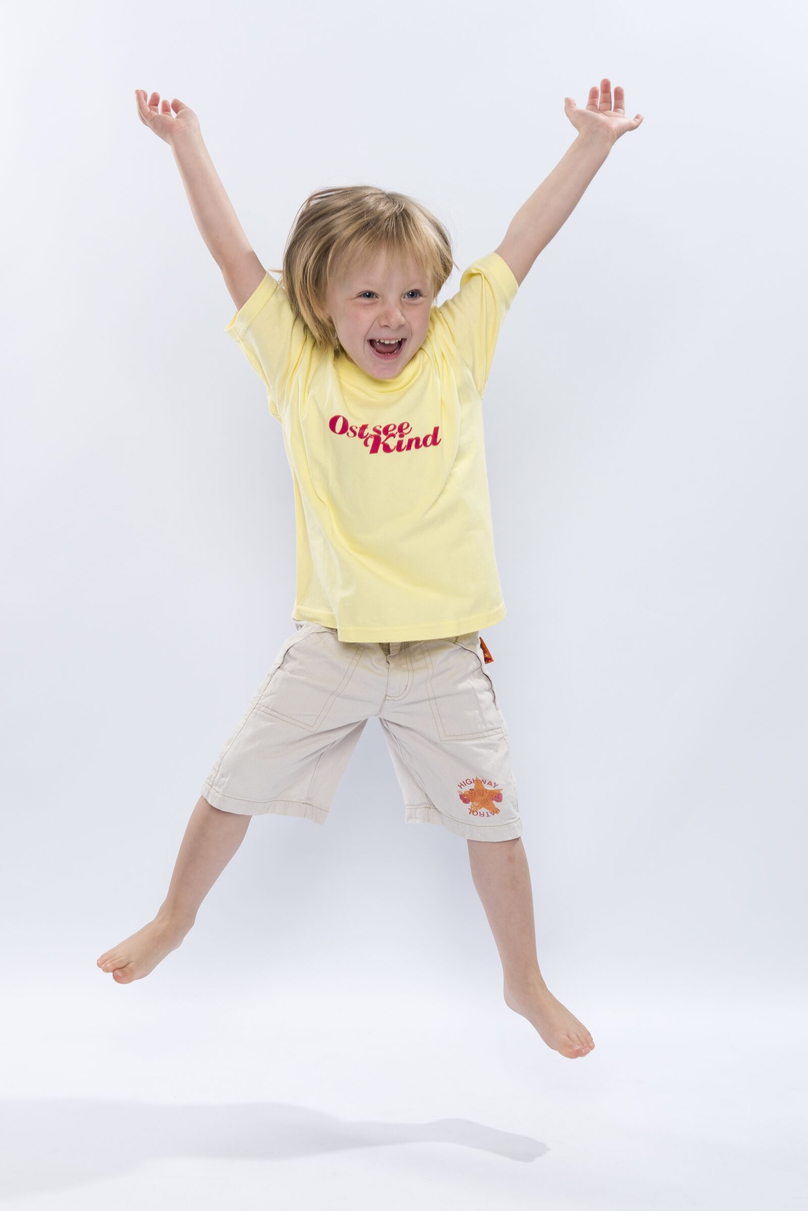 Nikon D810 sample photo. Child, jumps, laughing photography