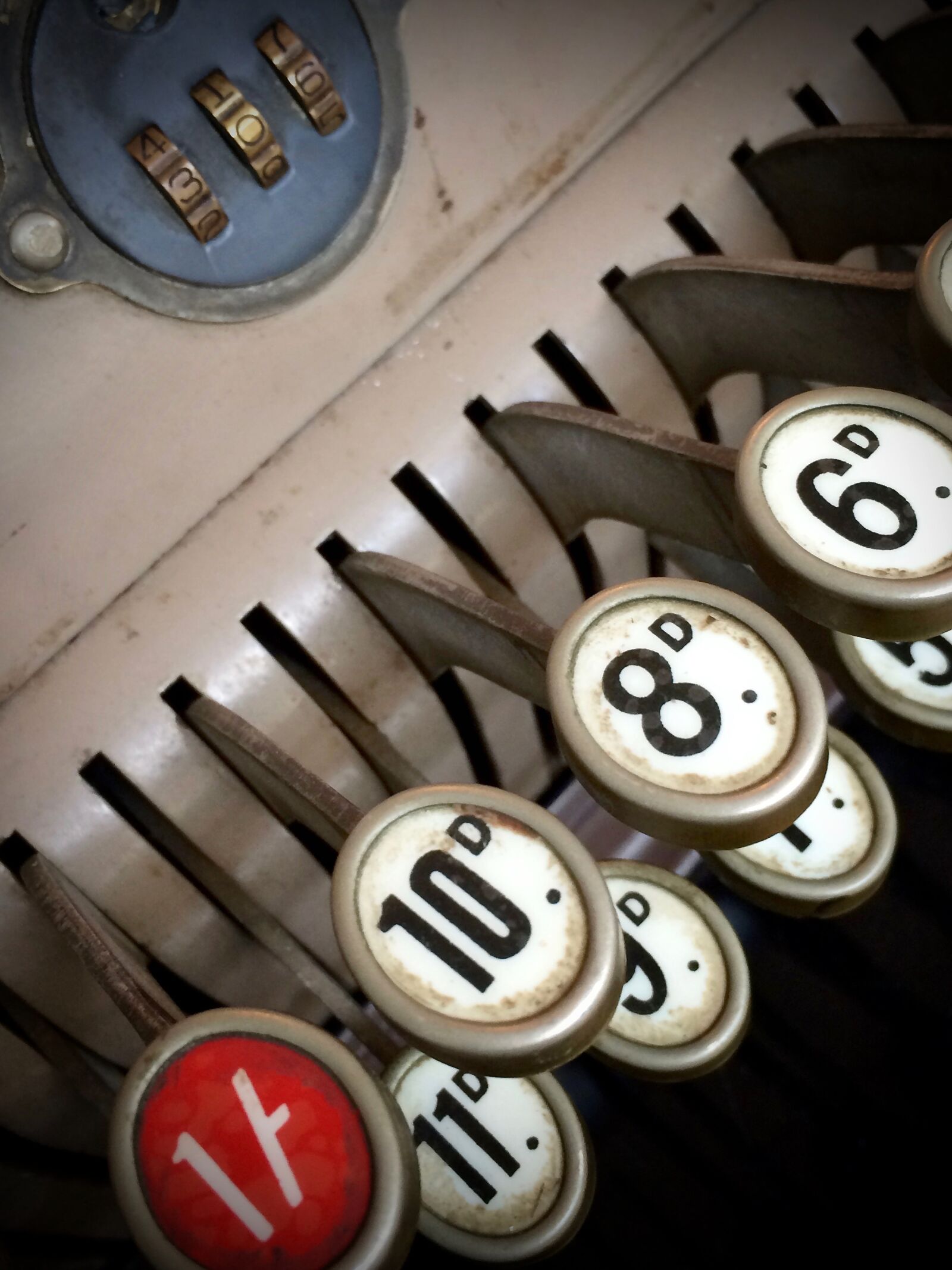 Apple iPhone 5s sample photo. Pre-decimal, cash register, antique photography