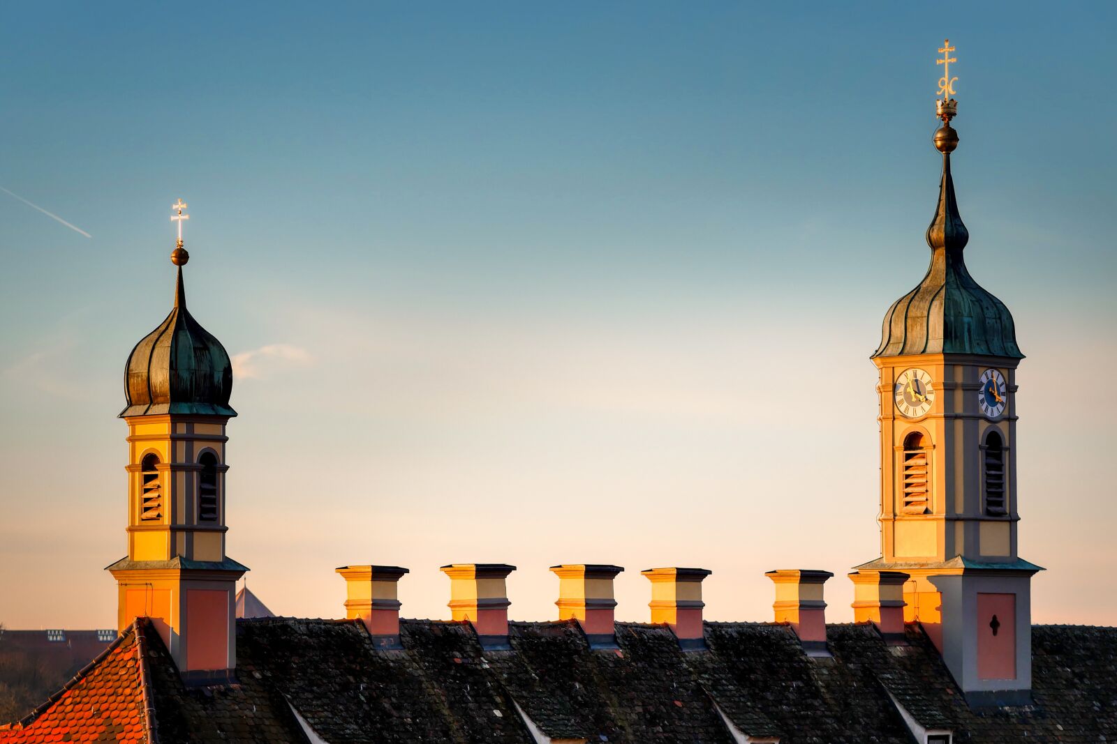 Panasonic Lumix DC-G90 (Lumix DC-G91) sample photo. Church, steeple, evening sky photography