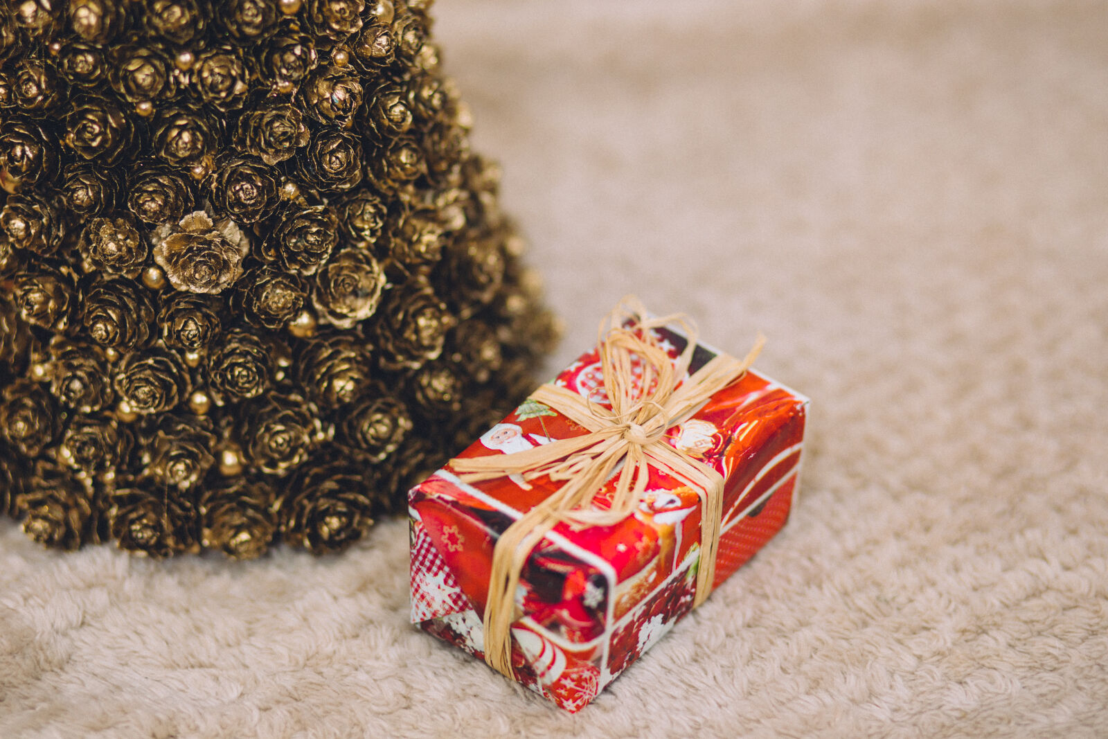 Canon EF 85mm F1.8 USM sample photo. Blur, bow, box, celebration photography