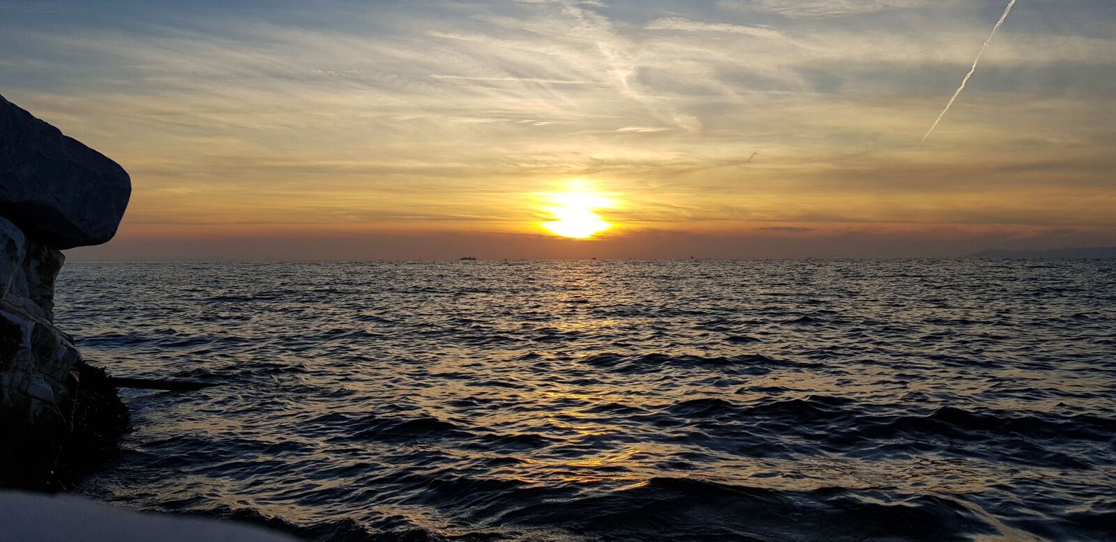Samsung Galaxy S8 sample photo. Sunset, sea, thassos photography