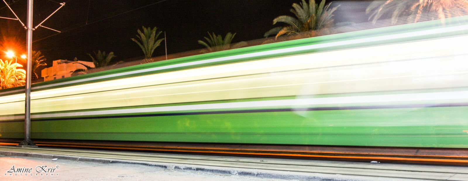 Canon EOS 700D (EOS Rebel T5i / EOS Kiss X7i) sample photo. Train, by, night, tunis photography