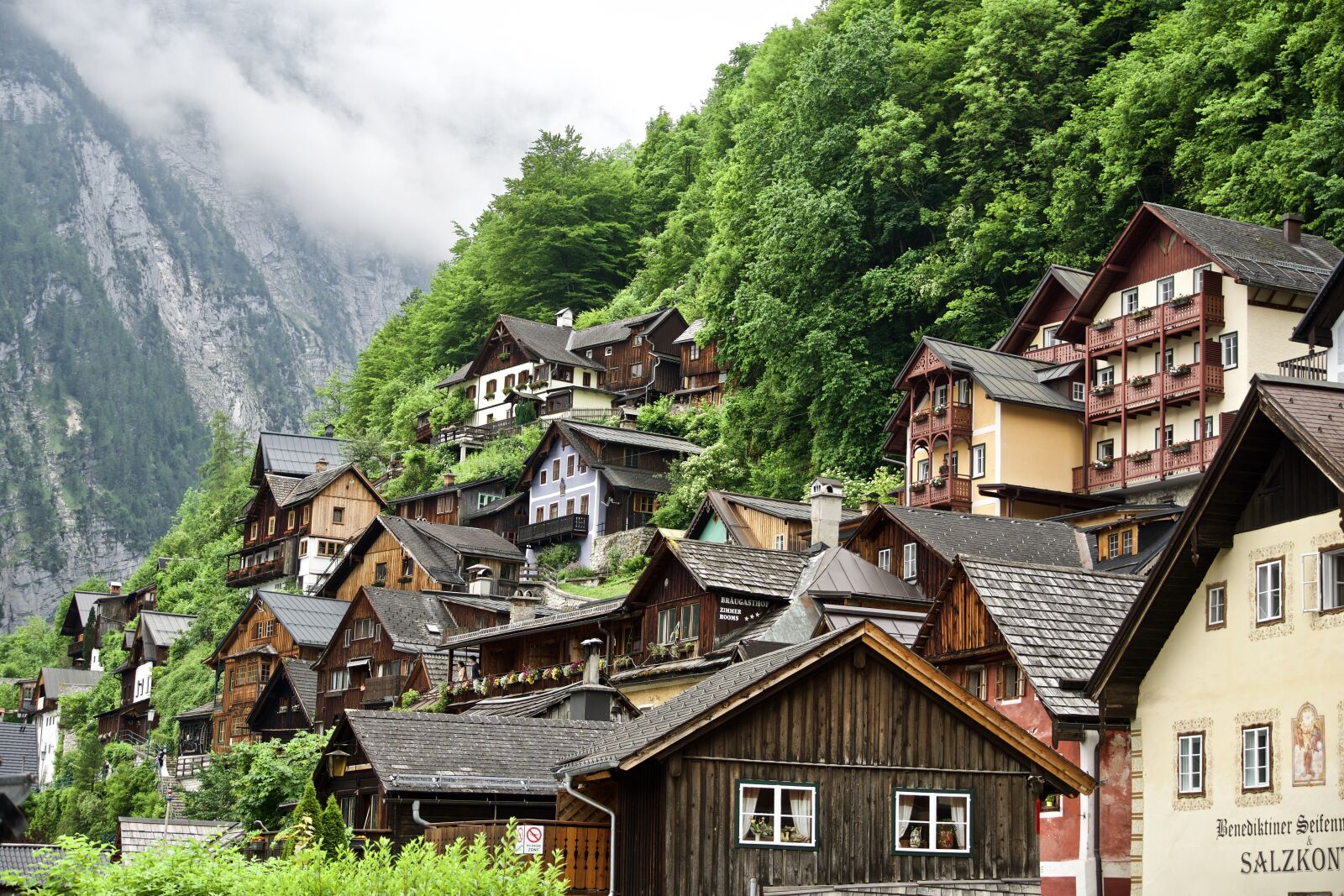 Sony a6500 sample photo. Hallstatt, austria, village photography