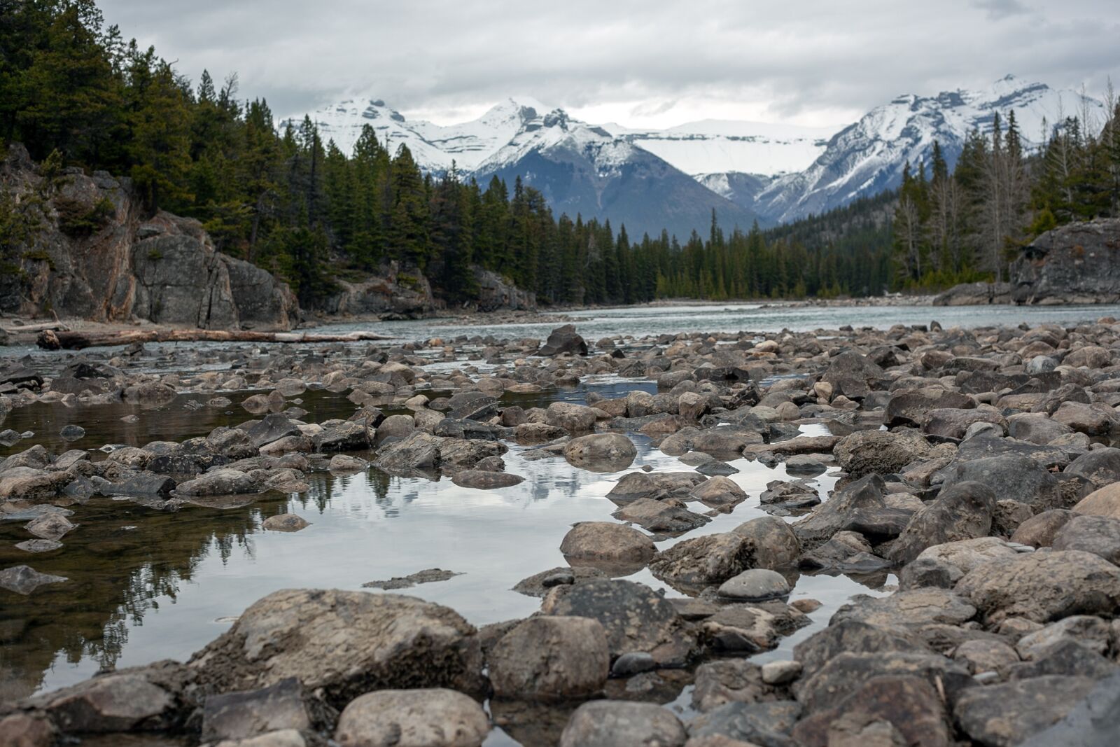 Canon EOS 5D Mark II sample photo. River, banff, canada photography