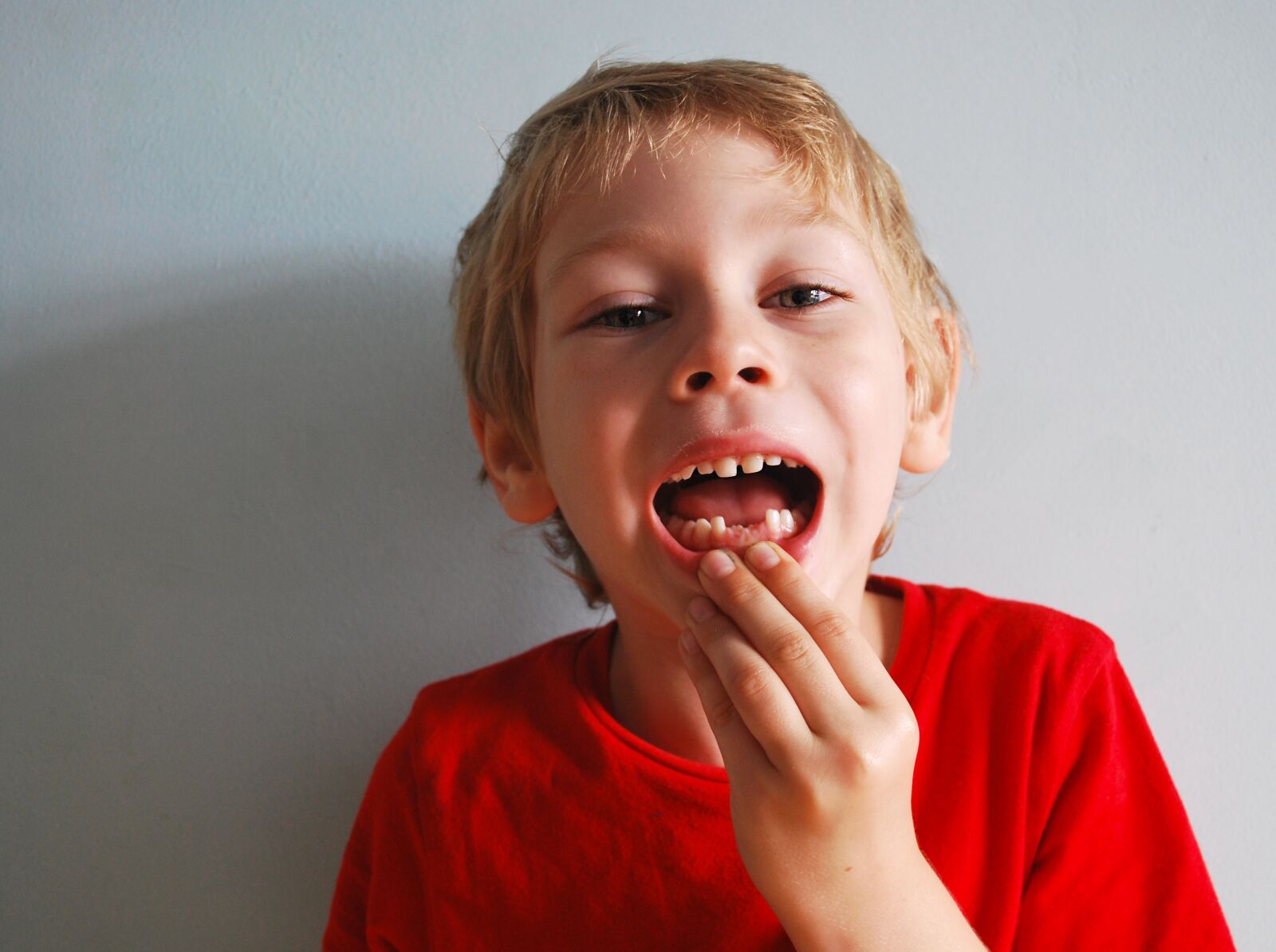 Nikon D60 sample photo. Baby teeth, without, boy photography