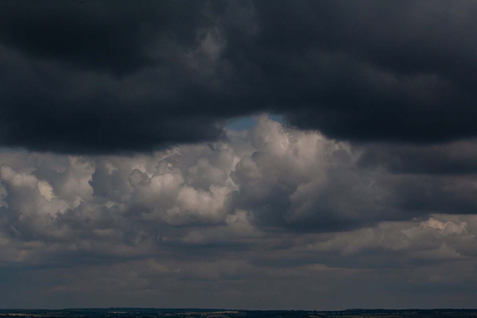 Canon EOS 5D Mark II + Canon EF 70-200mm F4L USM sample photo. Storm clouds, english storm photography