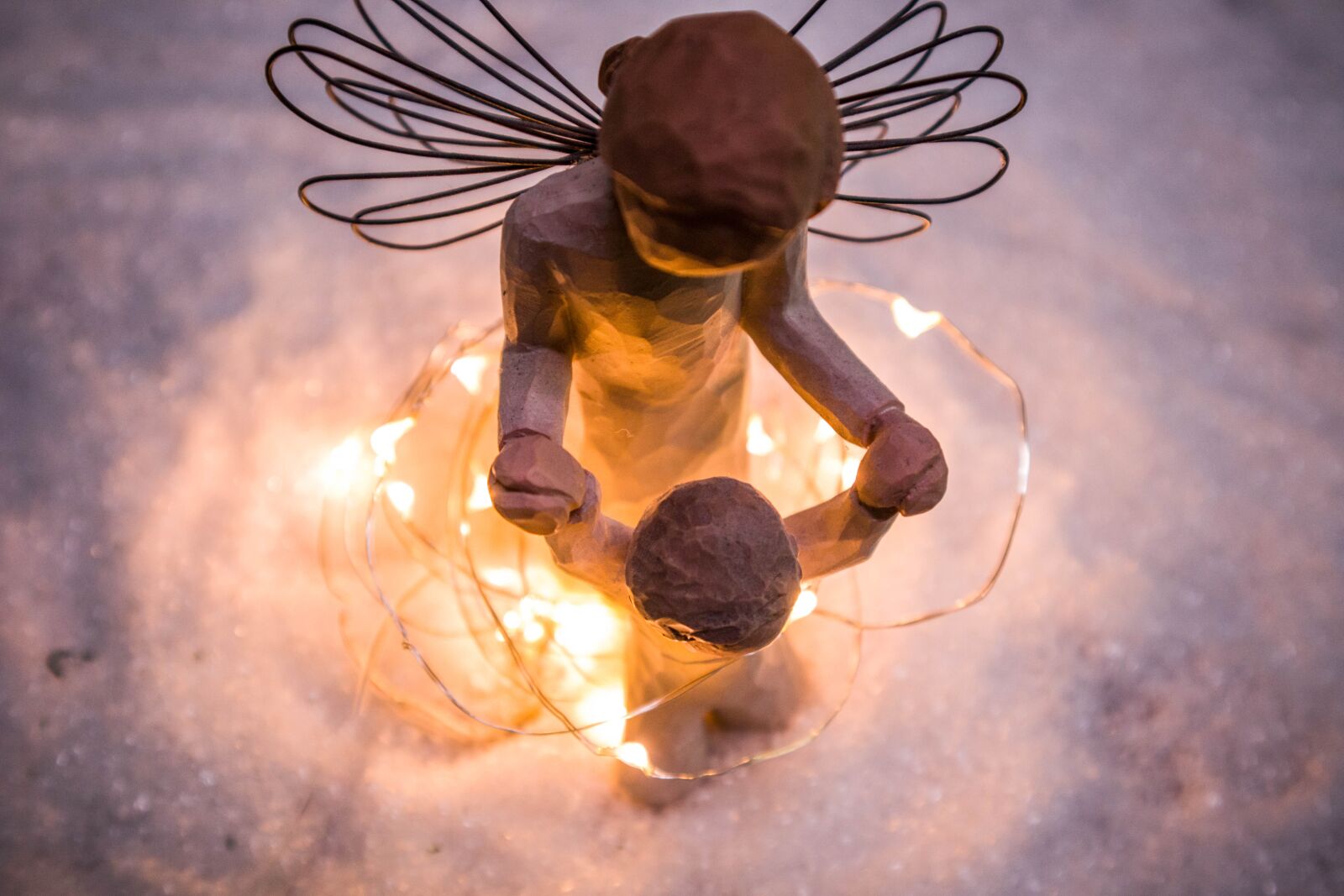 Canon EOS M50 (EOS Kiss M) sample photo. Angel, christmas, snow photography