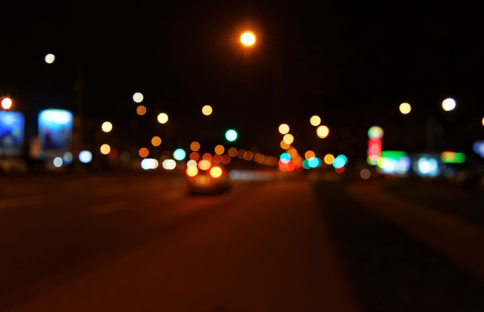 Nikon D5100 sample photo. Lights, colored, out of photography