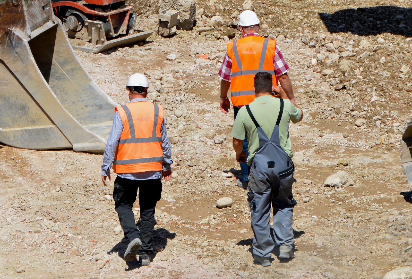 Nikon D3200 sample photo. Kempten, site, construction workers photography