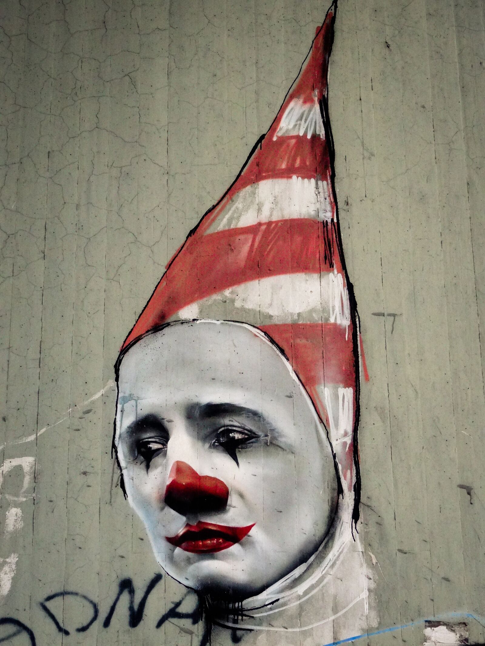 Sony Cyber-shot DSC-HX50V sample photo. Graffiti, clown, face photography