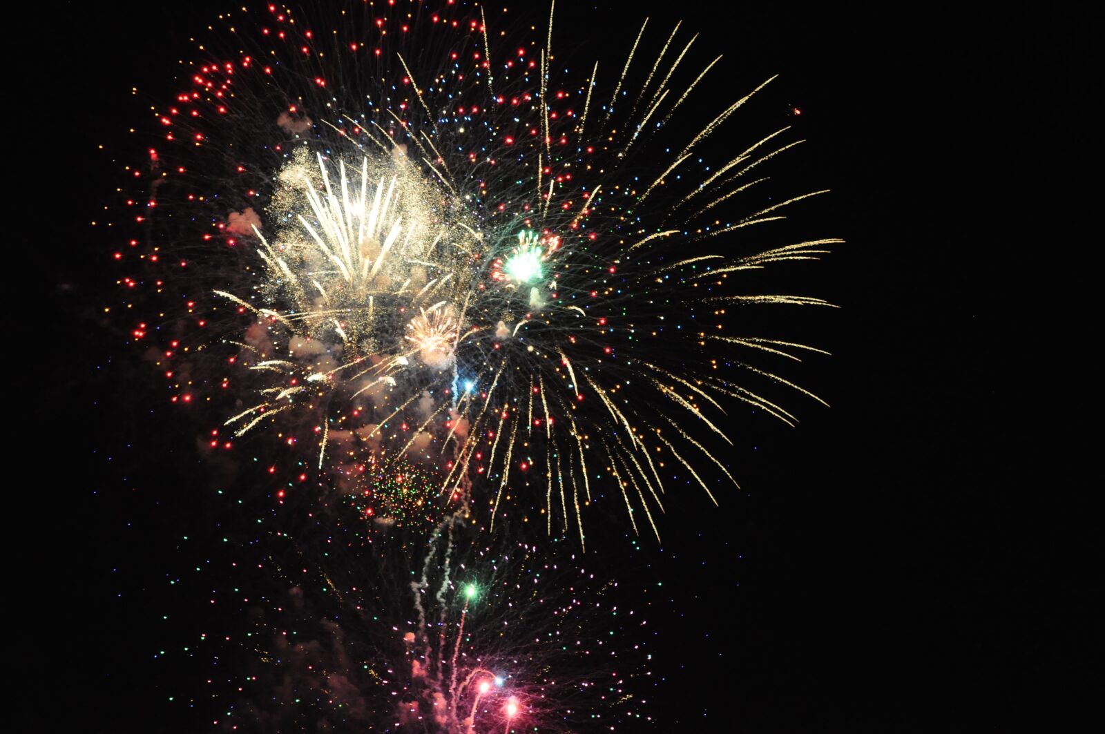 Nikon D90 sample photo. Fireworks, independence day, july photography