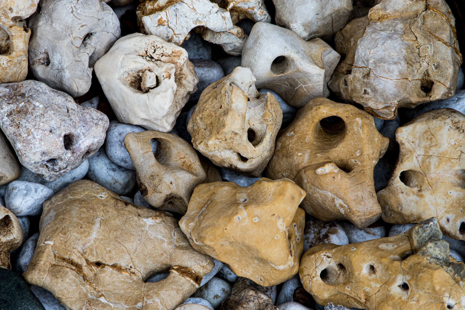 Canon EOS 6D Mark II sample photo. Stones, holes, nature photography