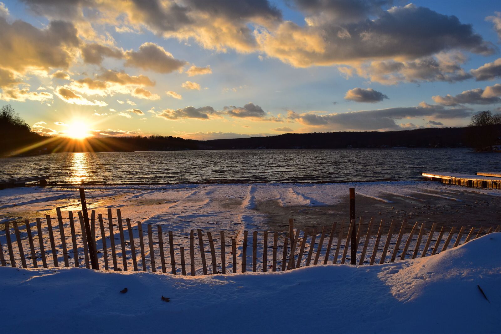Nikon D3300 sample photo. Lake, sunset, beach photography