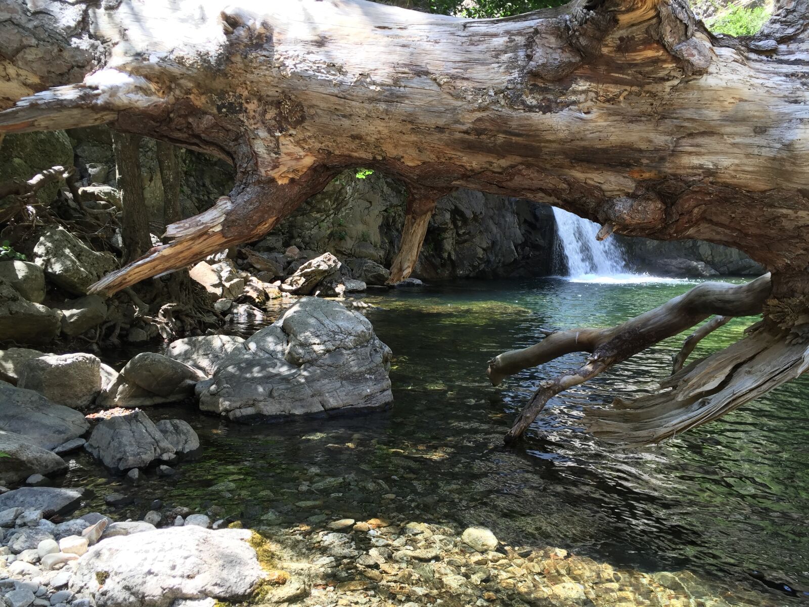 Apple iPhone 6 sample photo. Waterfalls, calabria, trekking photography