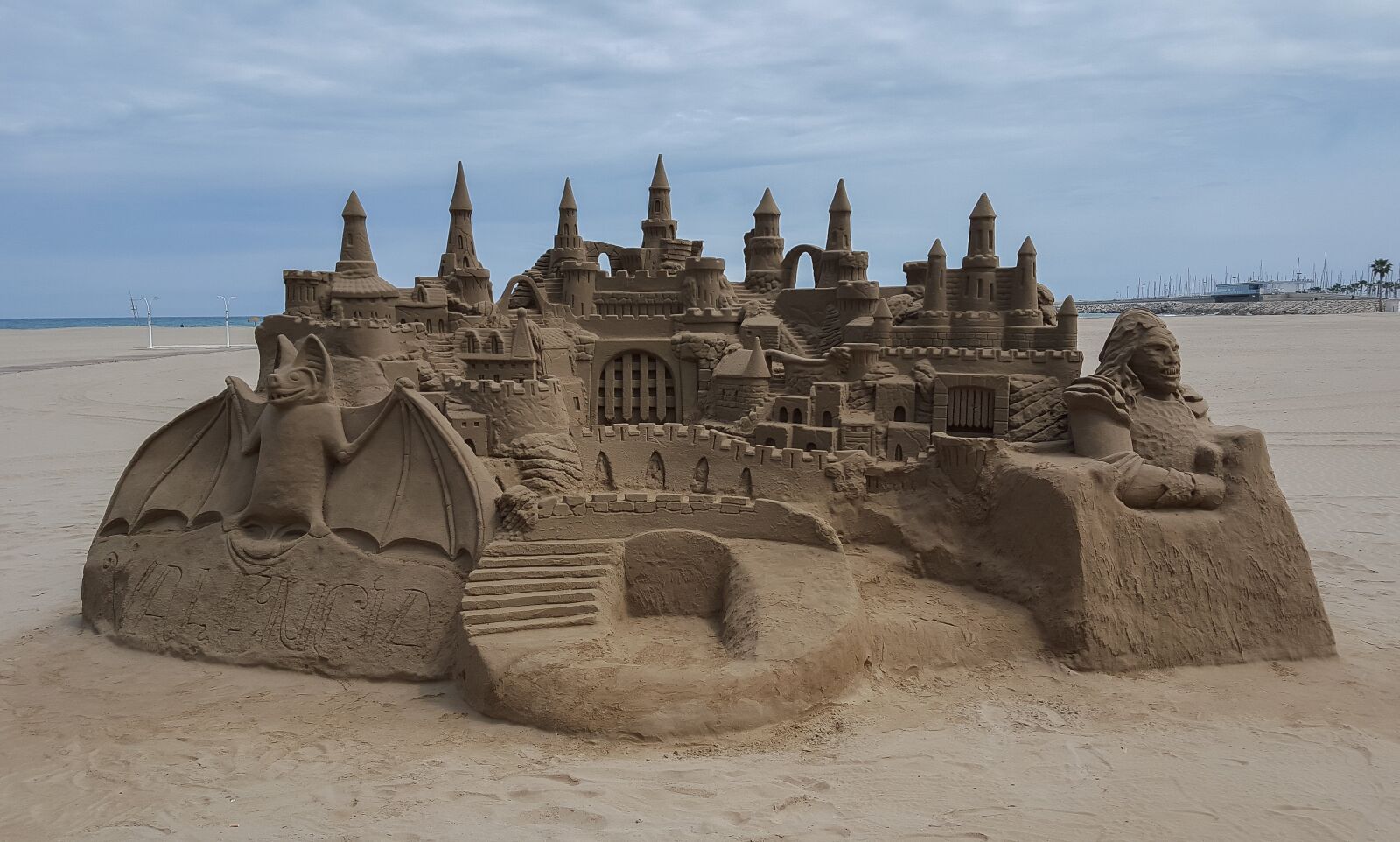 Samsung GALAXY S6 edge sample photo. Beach, sand, sand castle photography