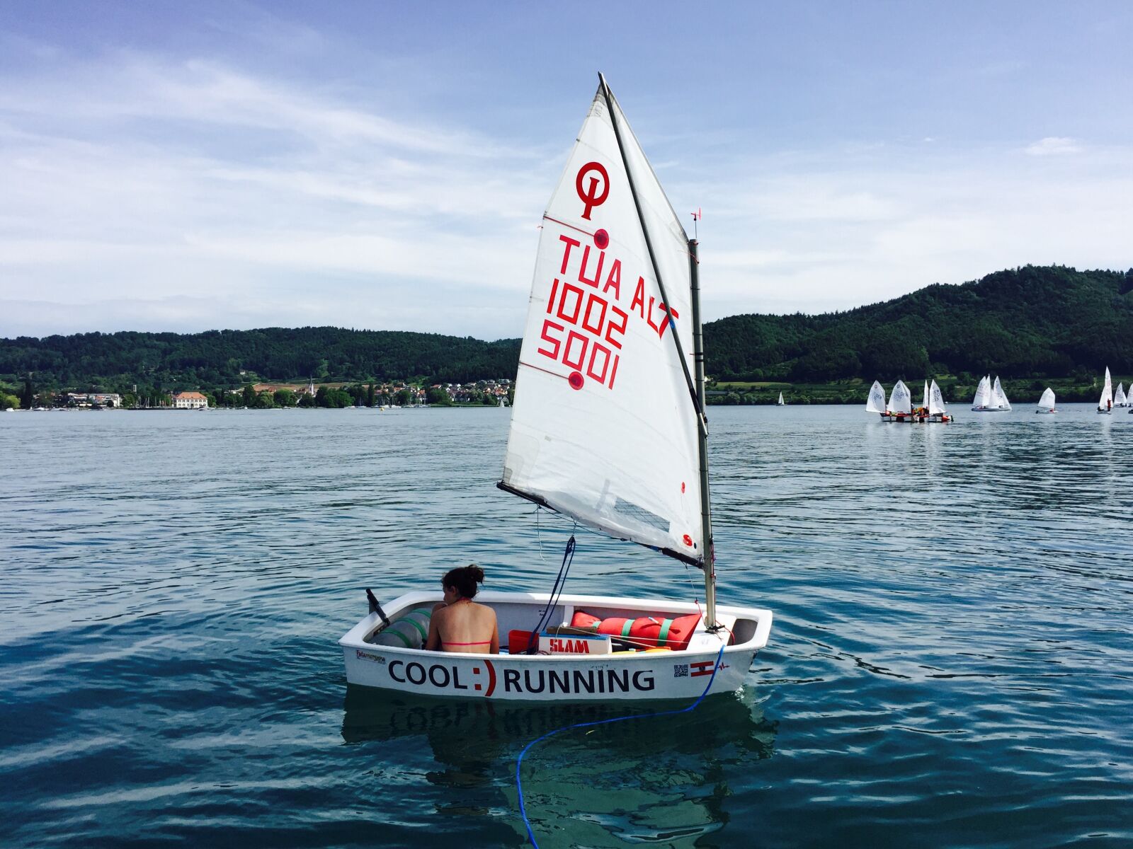 iPhone 6 Plus back camera 4.15mm f/2.2 sample photo. Opti, regatta, lake constance photography