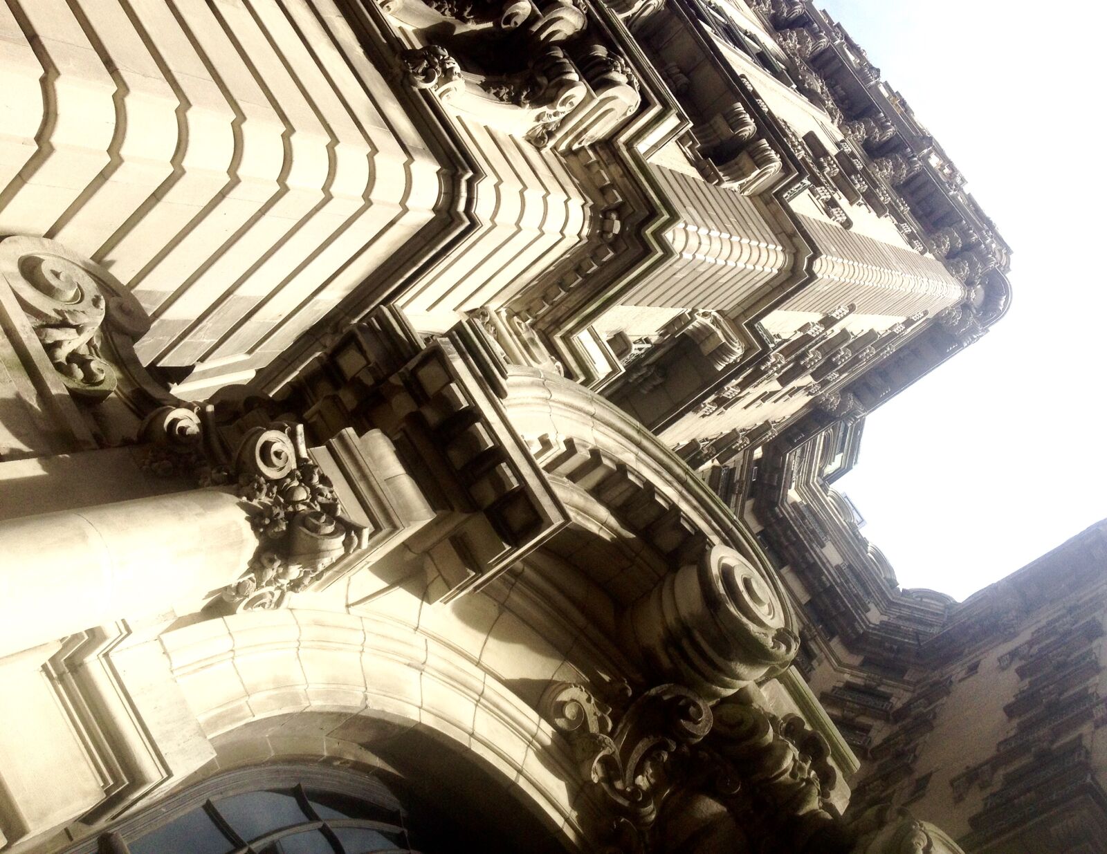 iPhone 4S back camera 4.28mm f/2.4 sample photo. Ansonia, building, nyc photography