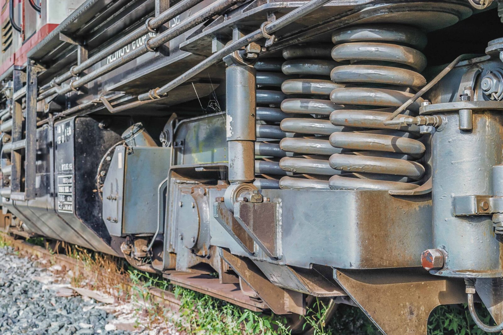 Nikon D3300 sample photo. Rust, steel, industry, train photography