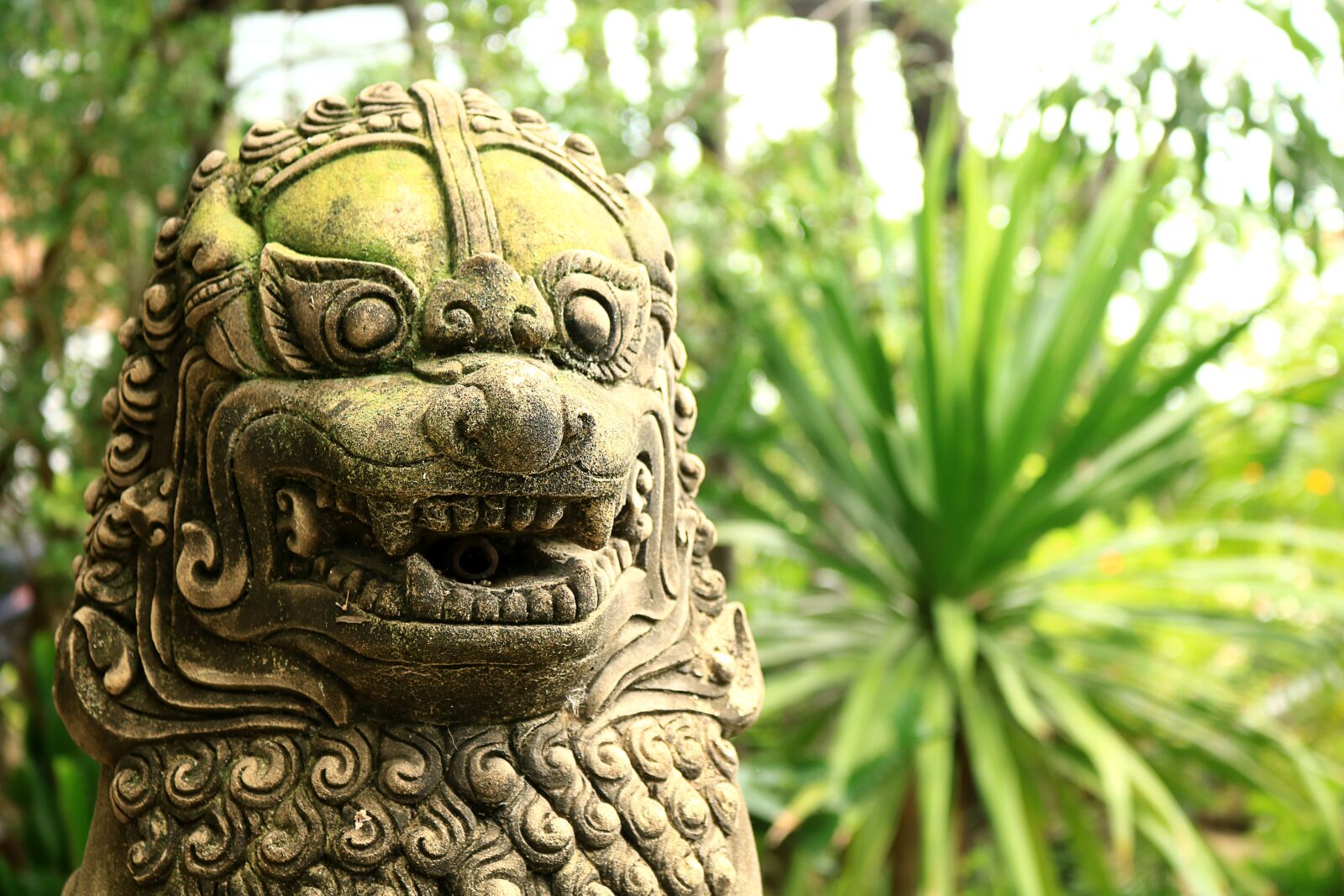 Canon EOS 750D (EOS Rebel T6i / EOS Kiss X8i) sample photo. Lion, statue, zoo photography